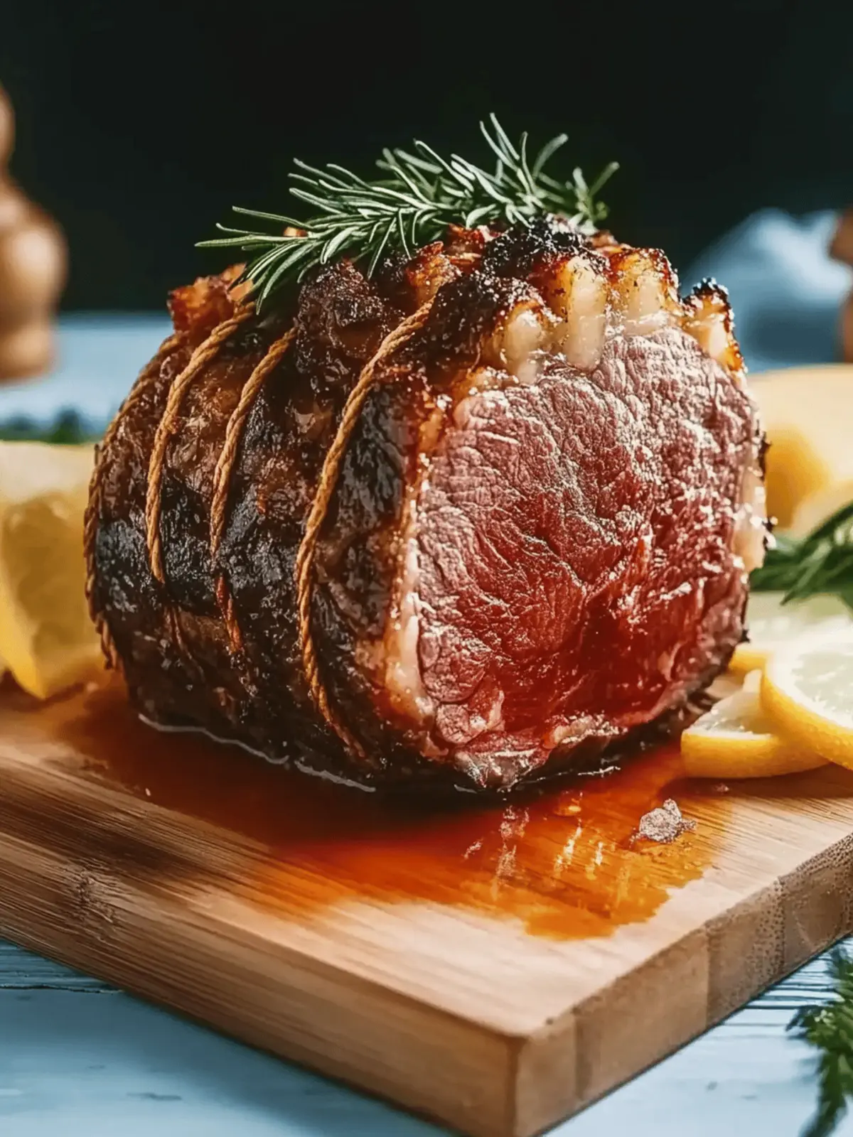 Klassisches Weihnachts-Rinderfilet