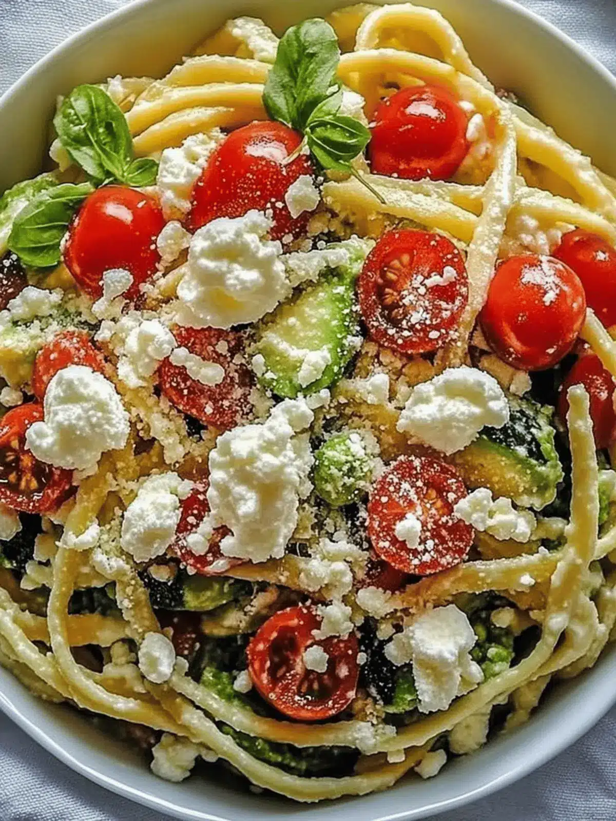 Cremige Avocado-Pasta