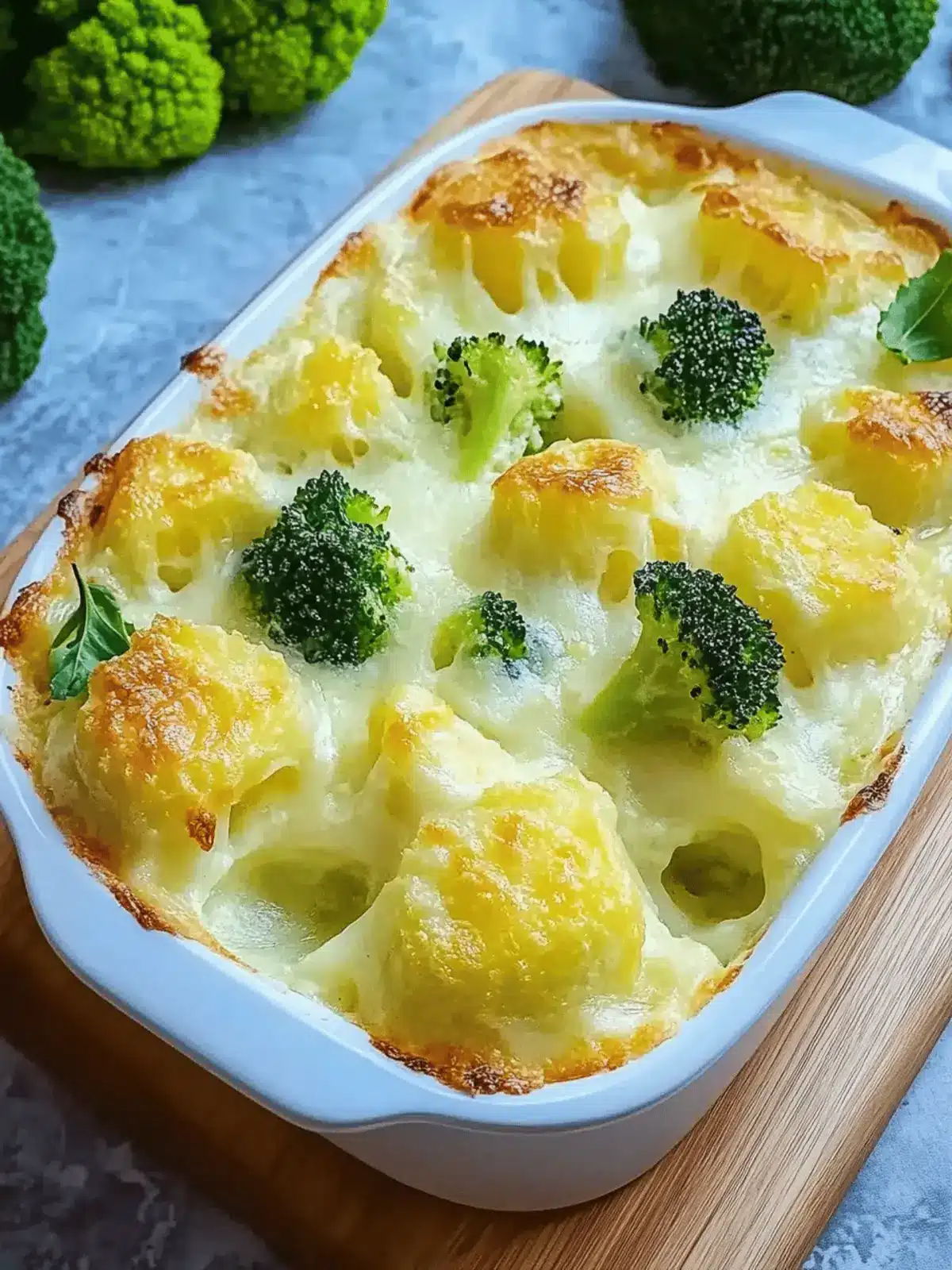 Kartoffel- und Brokkoli-Auflauf
