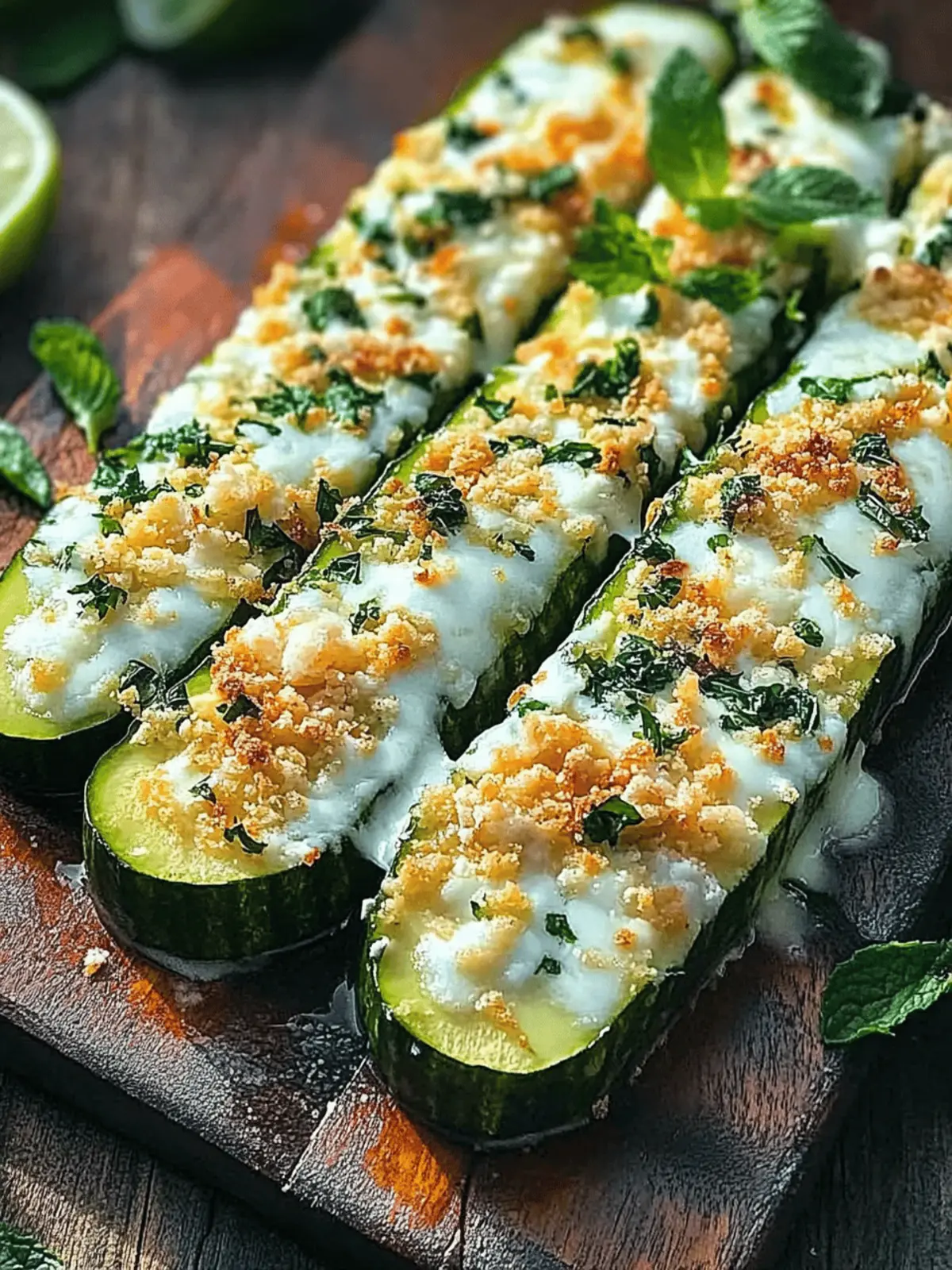 Käse Zucchini Steaks Köstlich und Einfach Zubereiten