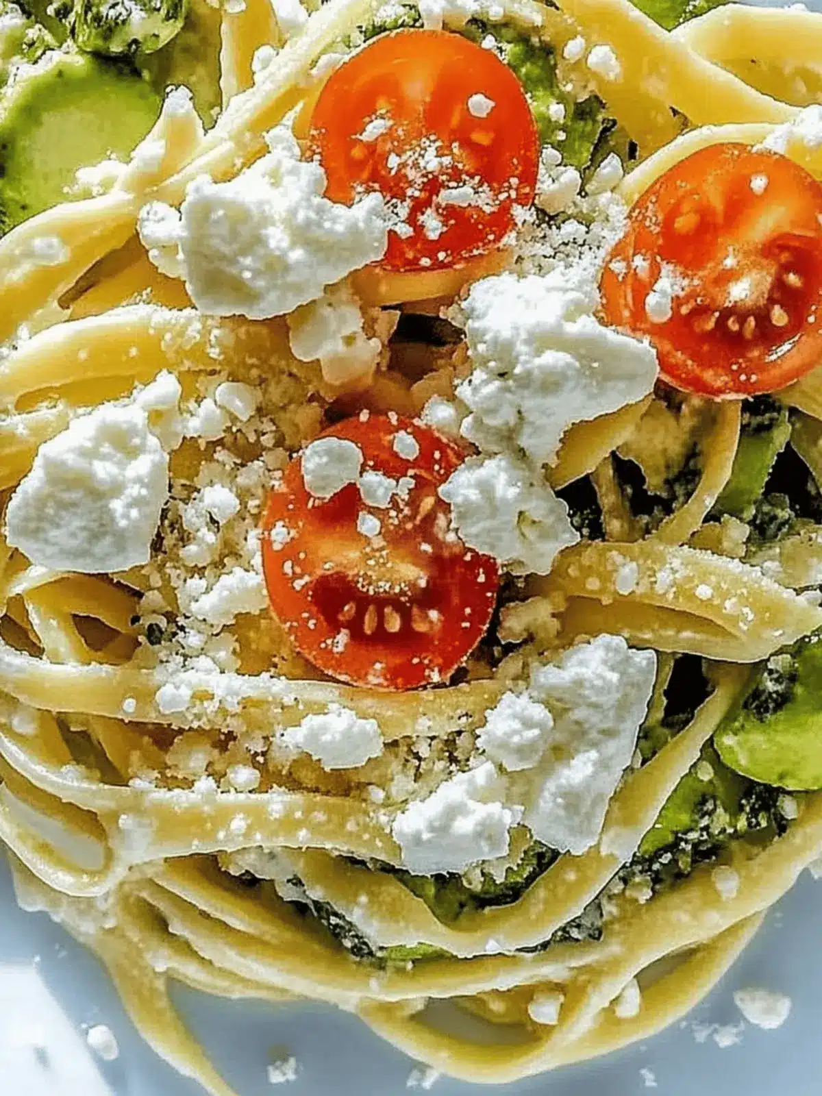 Cremige Avocado-Pasta