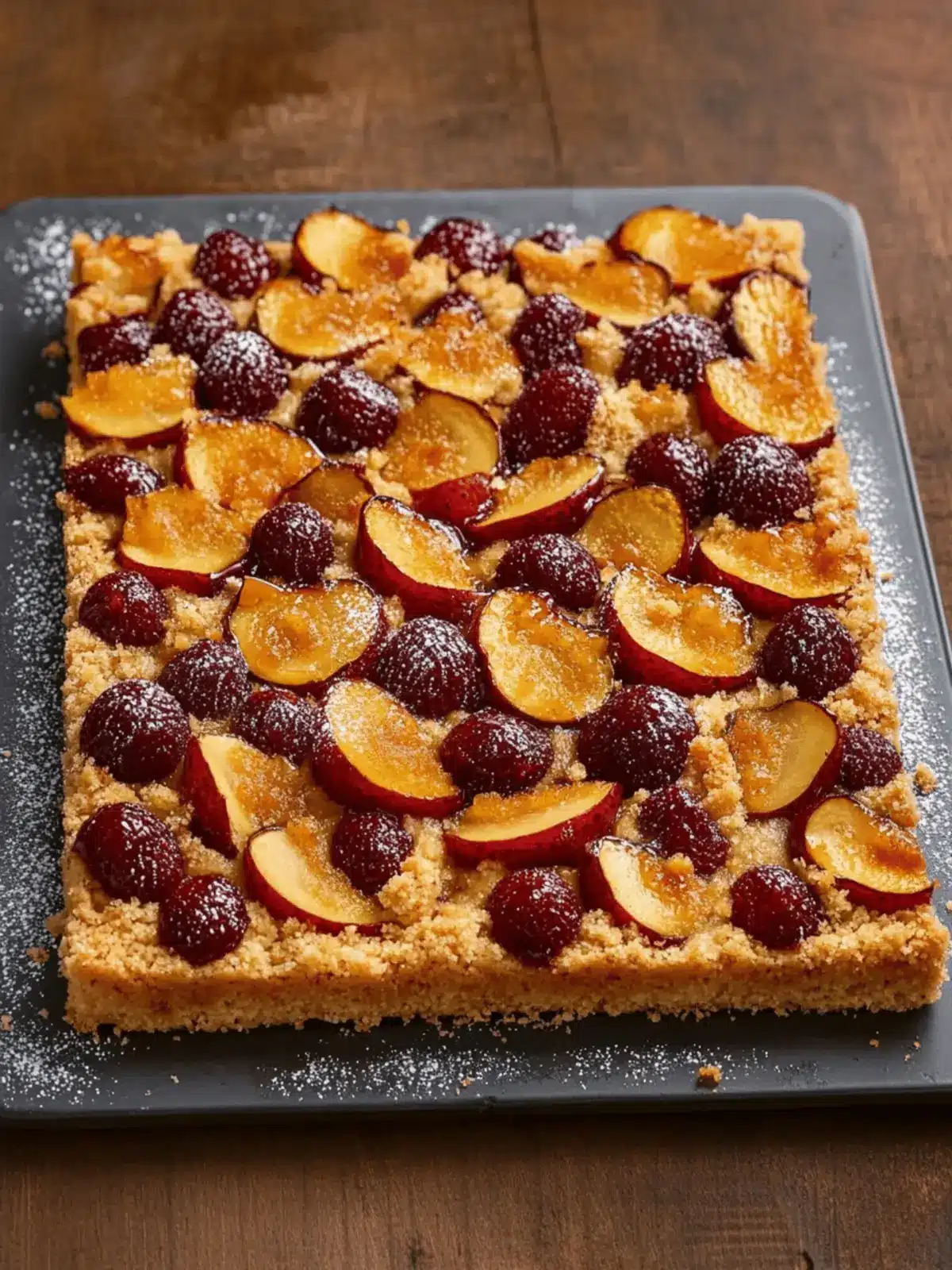 Pflaumenstreuselkuchen aus der Form - einfach & saftig