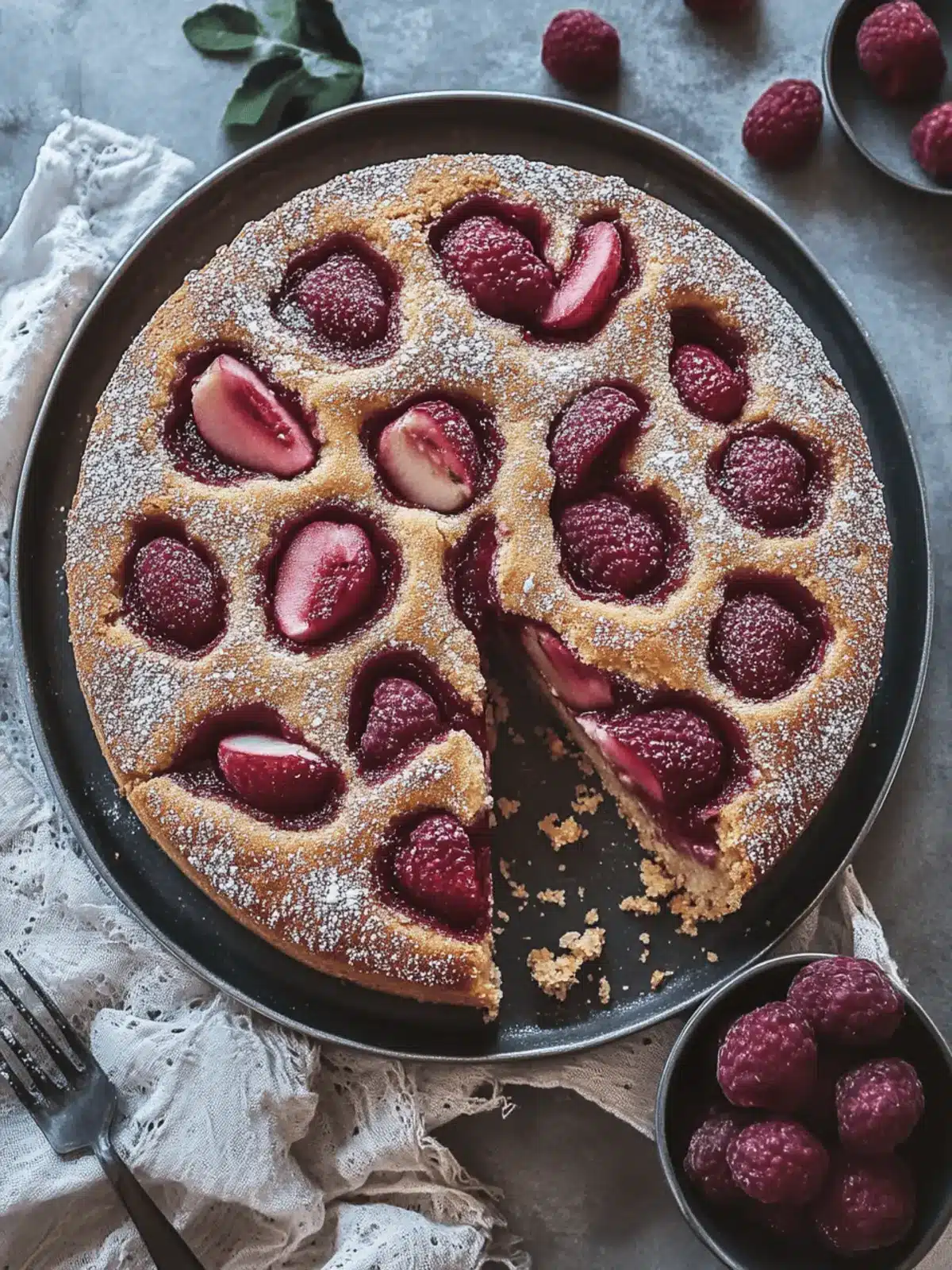 Einfacher Pflaumenkuchen