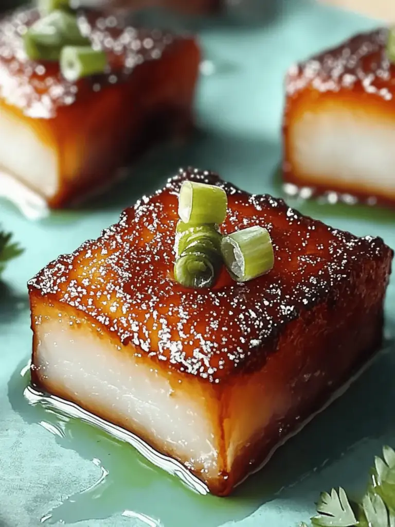 Karamellisierter Honig-Schweinebauch