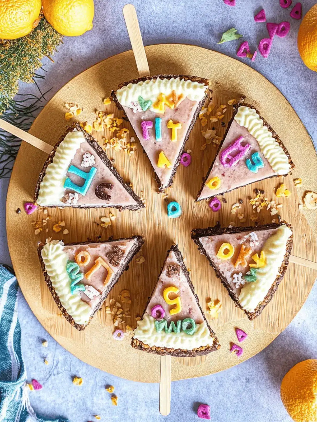 Käsekuchenstäbchen für die Schulanmeldung