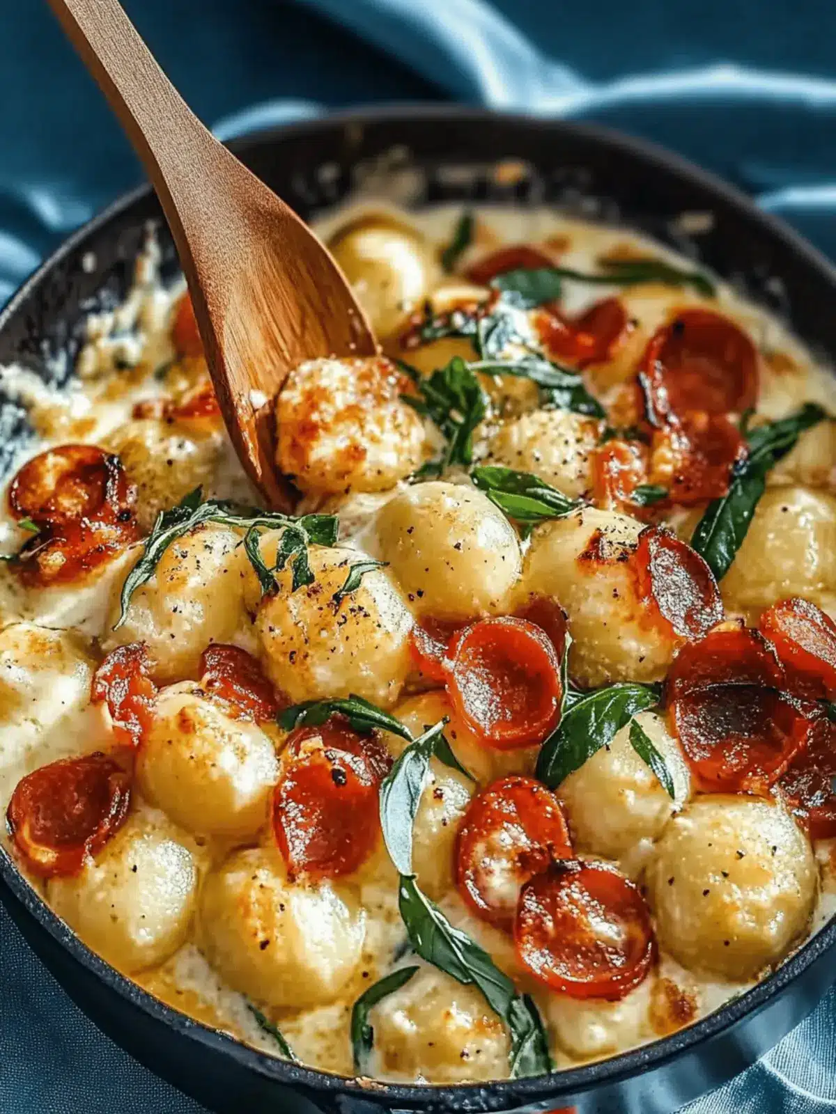Veganer Gnocchi Pfanne Kokosnussmilch