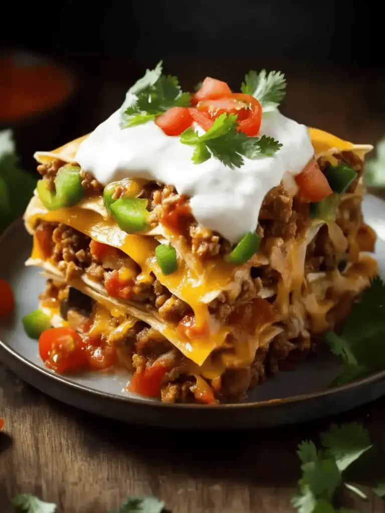 Leckere Burrito-Auflauf