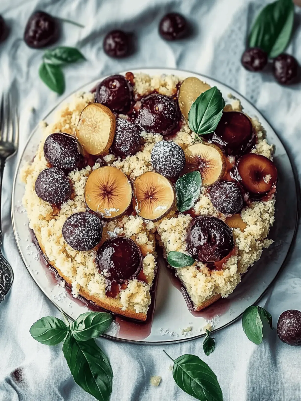 Pflaumenkuchen Teig Streusel