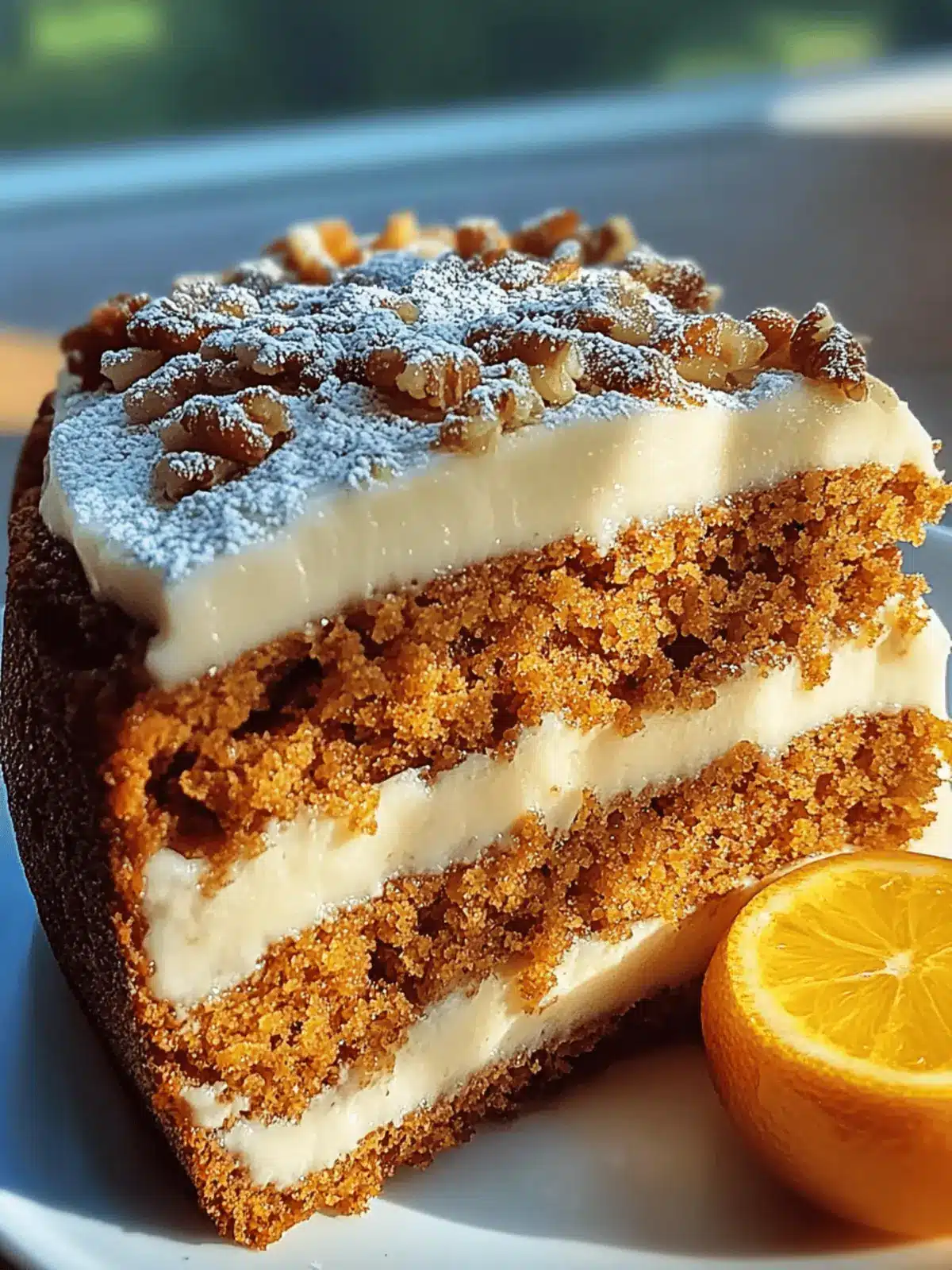 Kürbiskuchen mit Walnüssen und Zimt