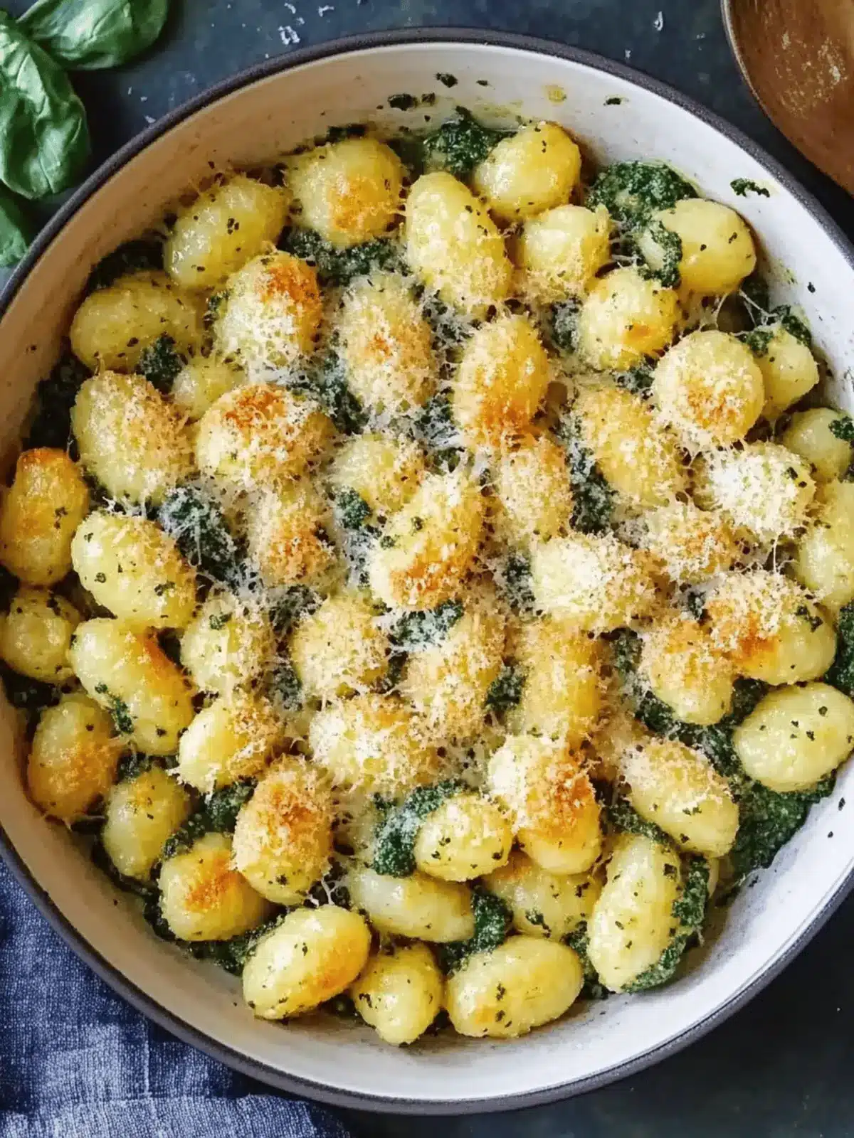Cremige Hähnchen-Pesto-Gnocchi