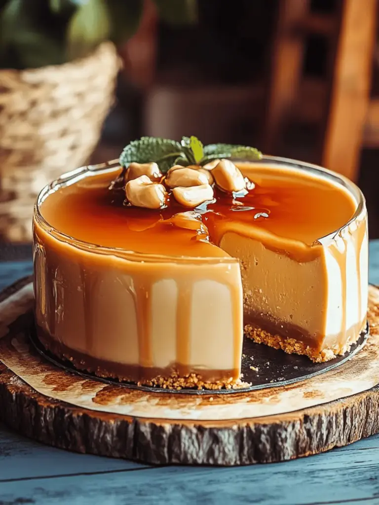 Salzkaramell-Käsekuchen