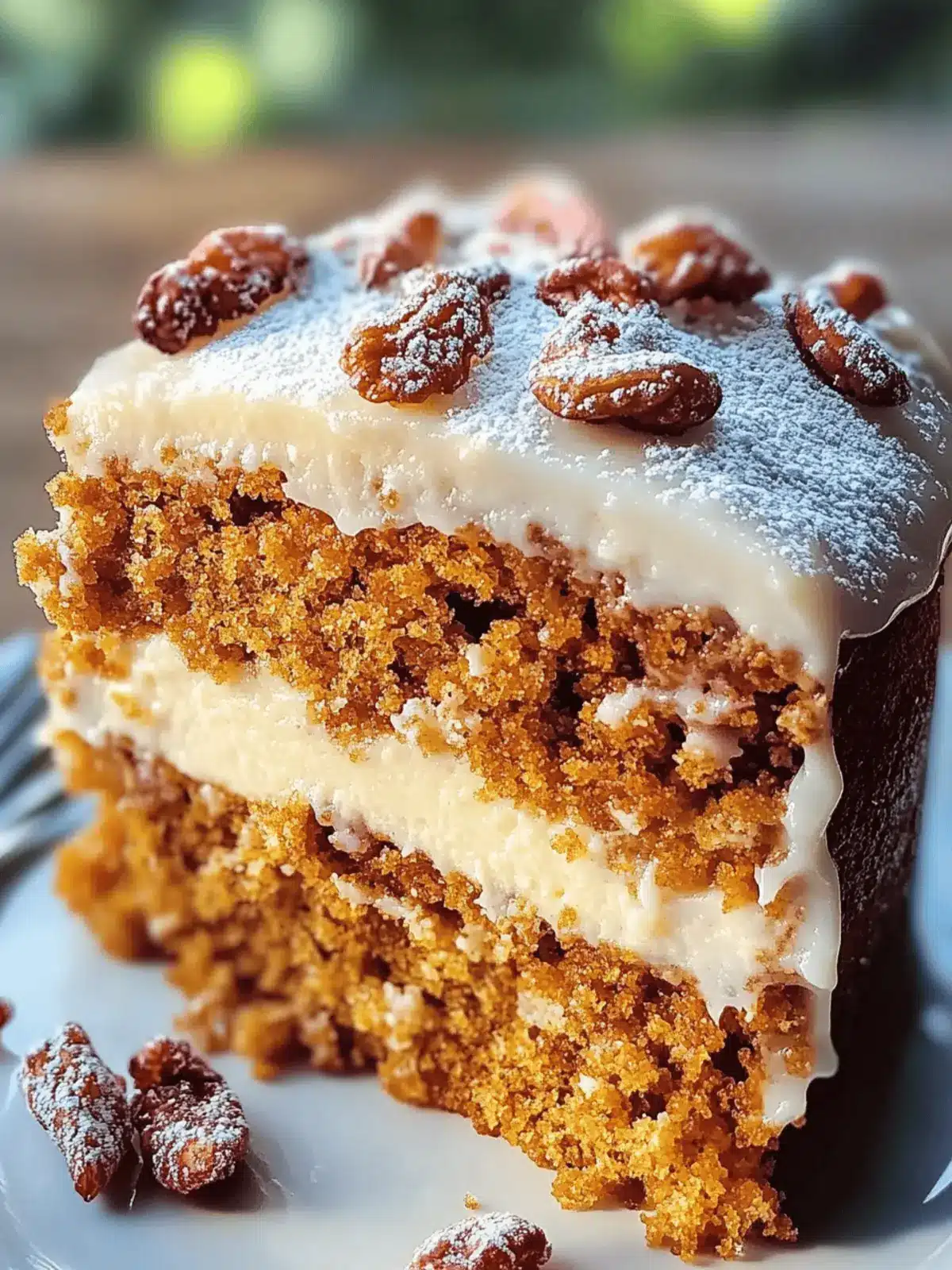 Kürbiskuchen mit Walnüssen und Zimt