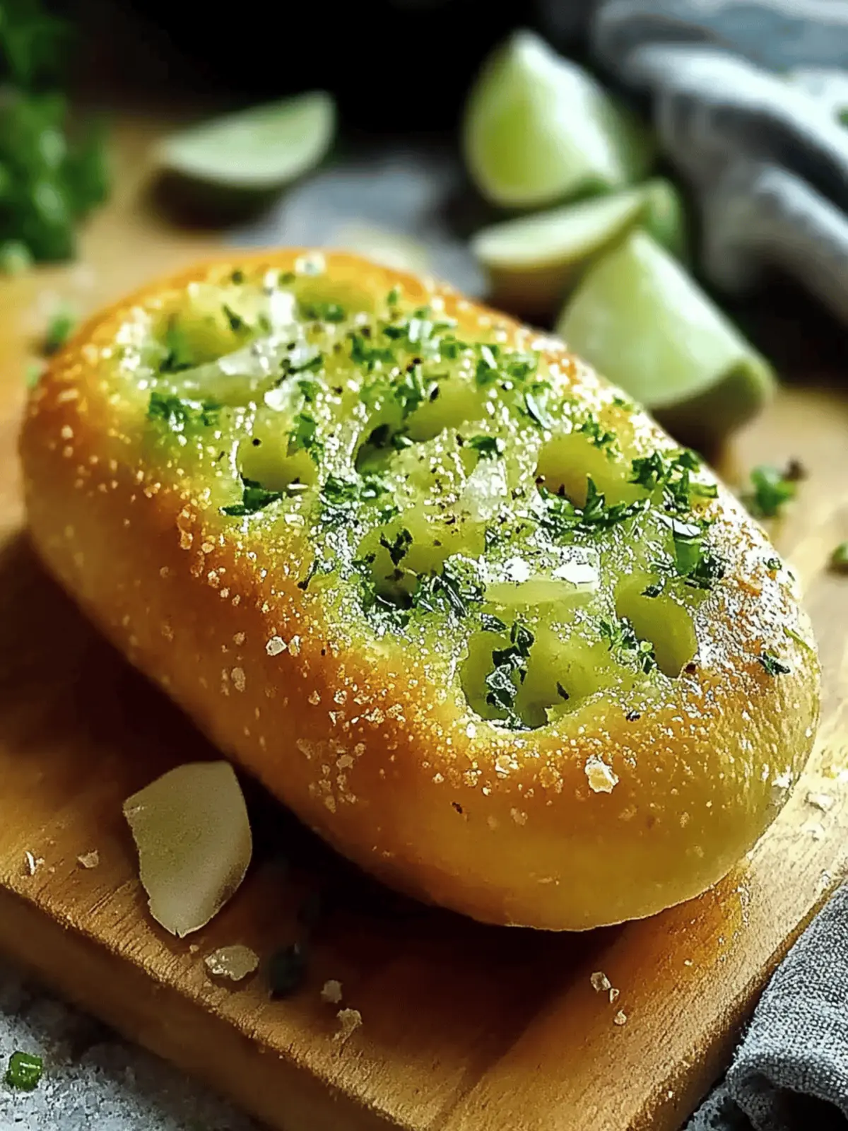 Einfacher Knoblauchbrot