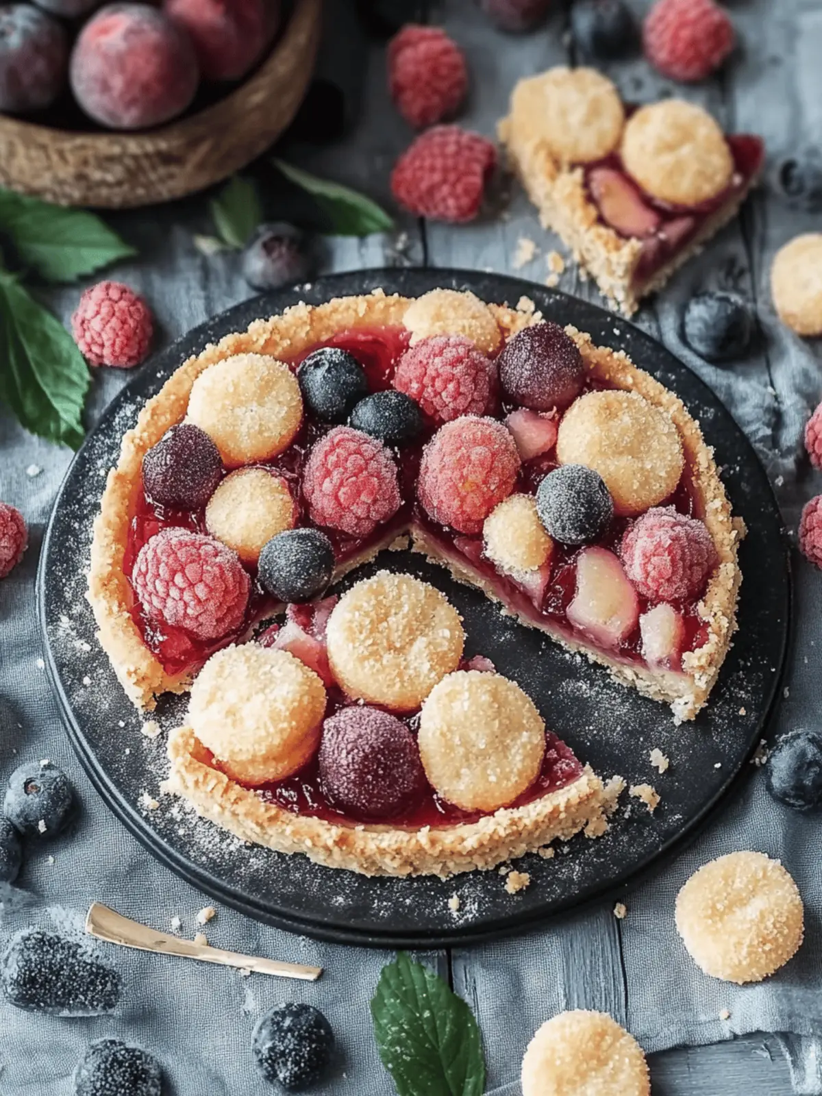 Pflaumenkuchen mit Pudding