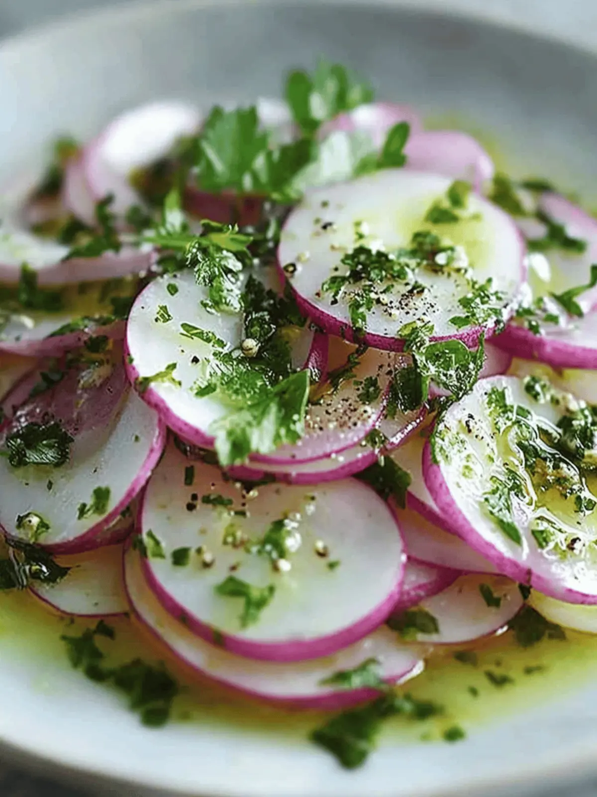 Crispy Kohlrabi Carpaccio