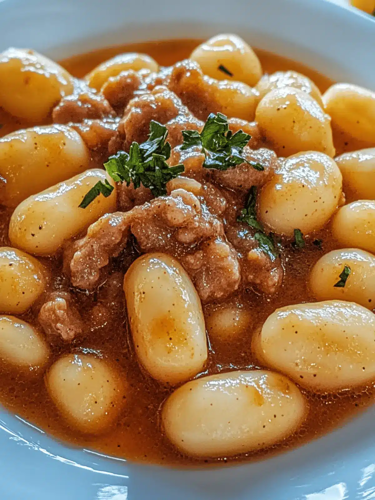 Gnocchi-Gulasch