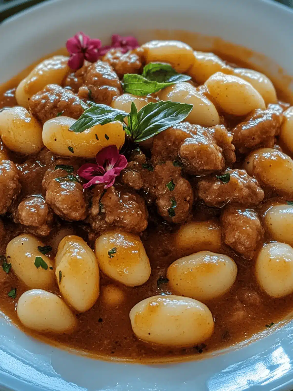 Gnocchi-Gulasch