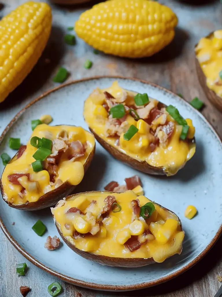 Stuffed gebackene Kartoffeln