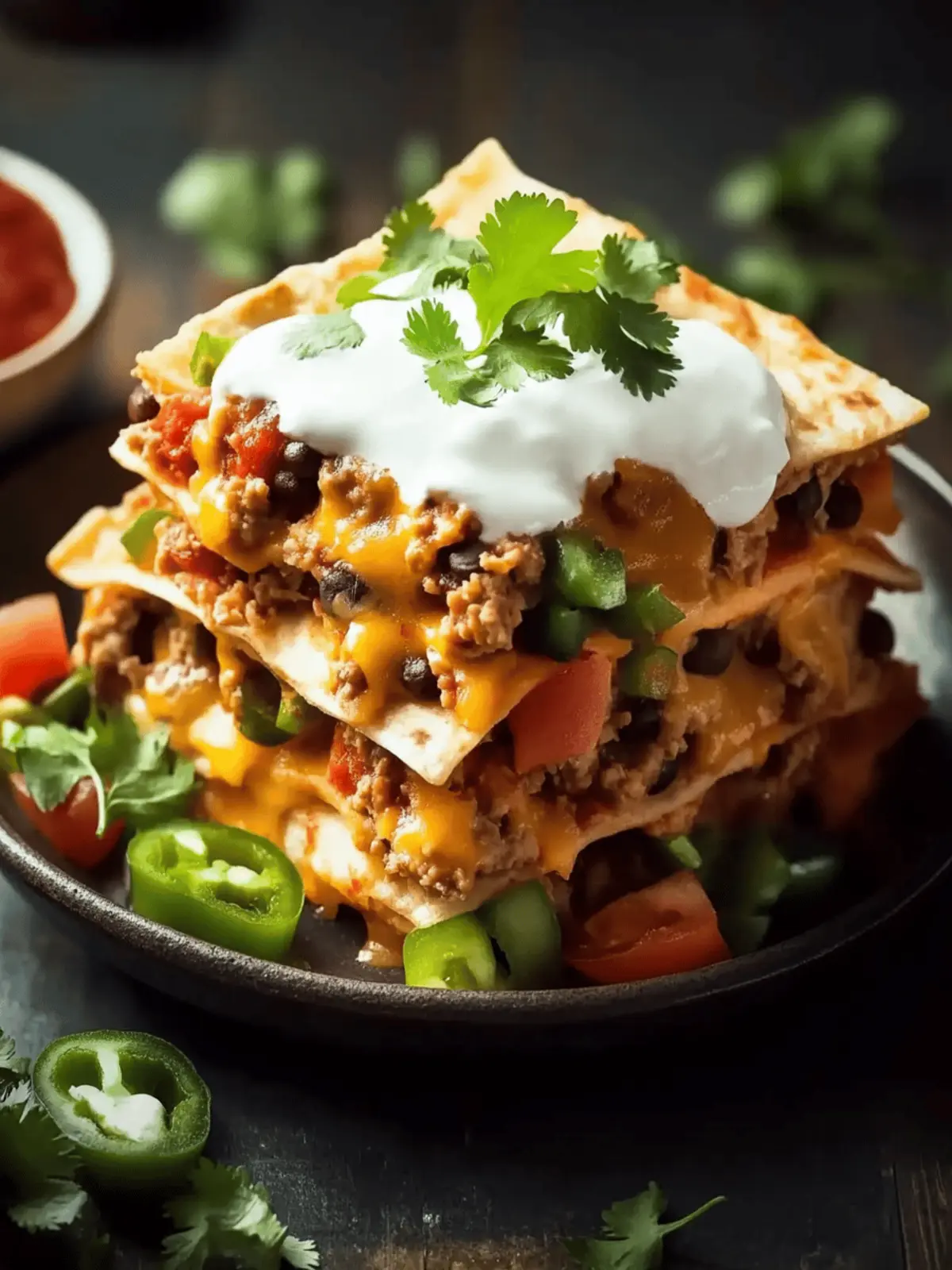 Leckere Burrito-Auflauf