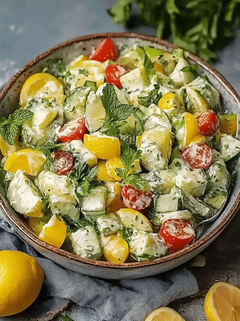 Leckere Übernacht-Salat mit cremigem Dressing