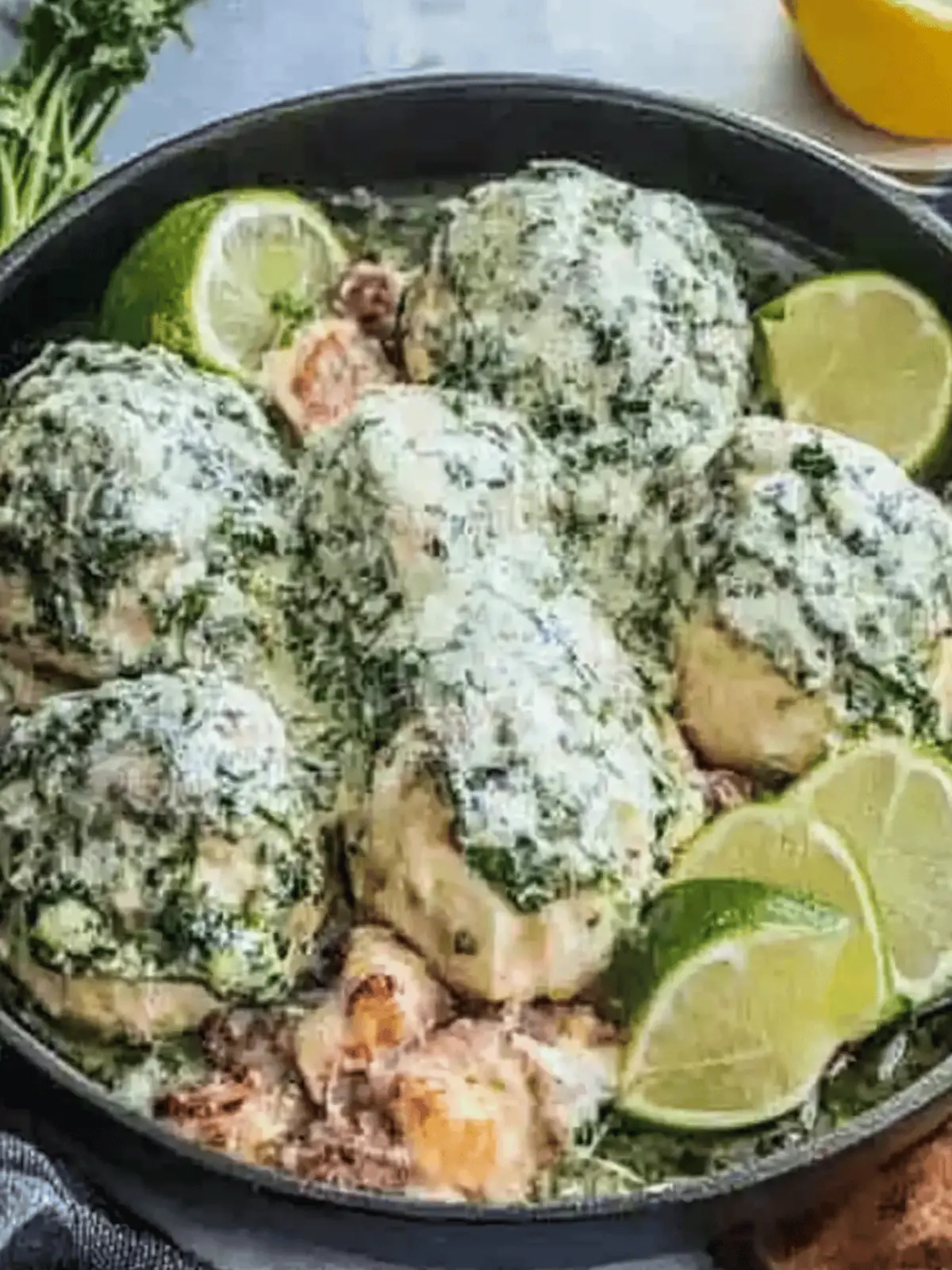 Spinatknödel als Hauptgericht