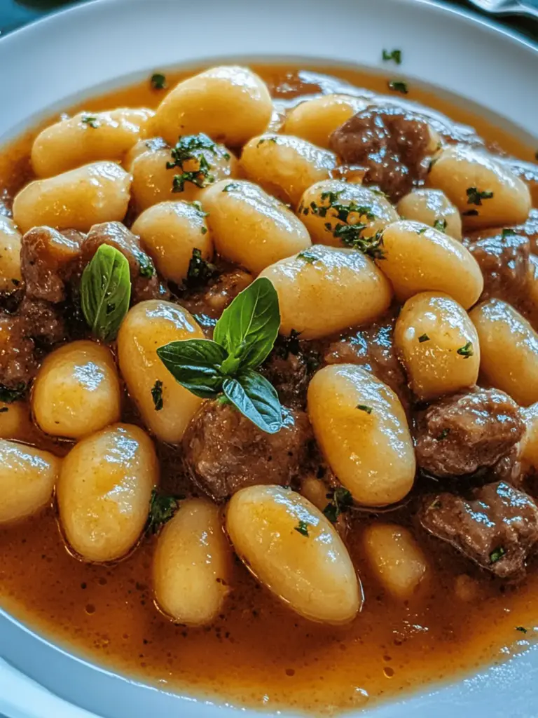 Gnocchi-Gulasch