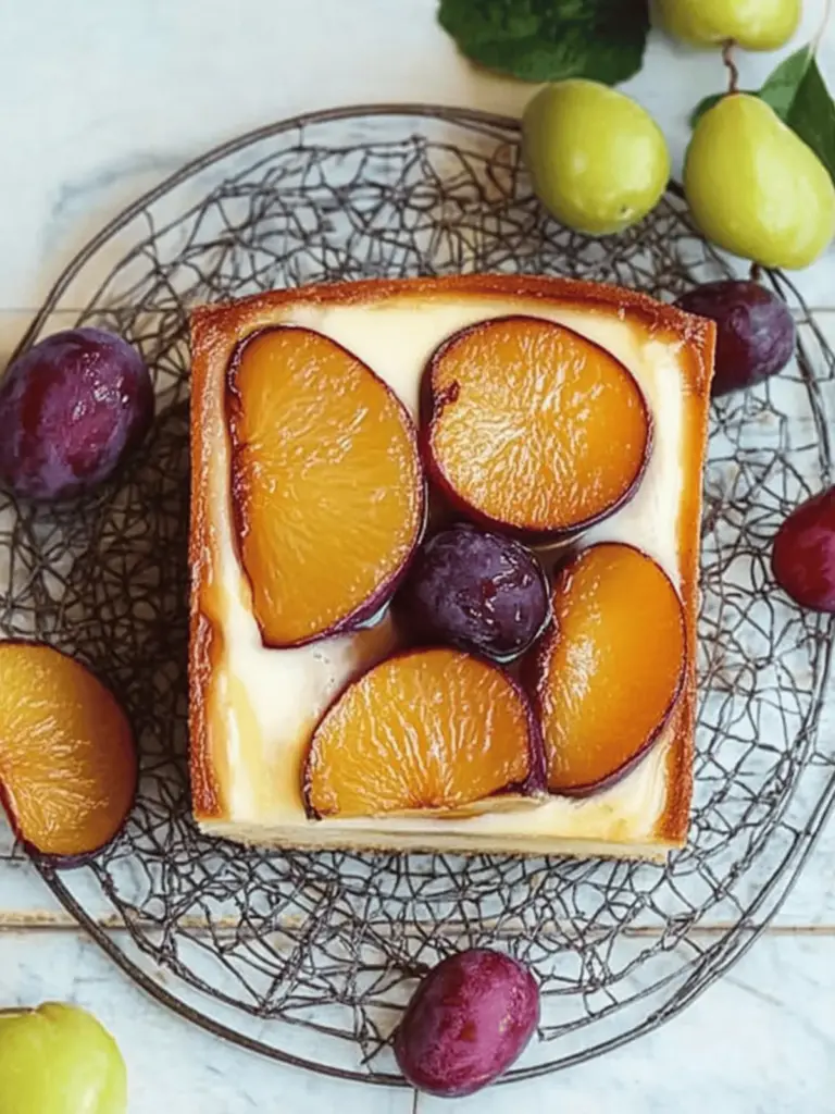 Schneller und einfacher Pflaumenkuchen aus der Form