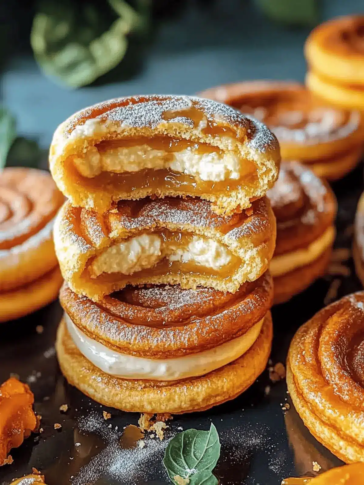 Kürbis Käsekuchen Kekse