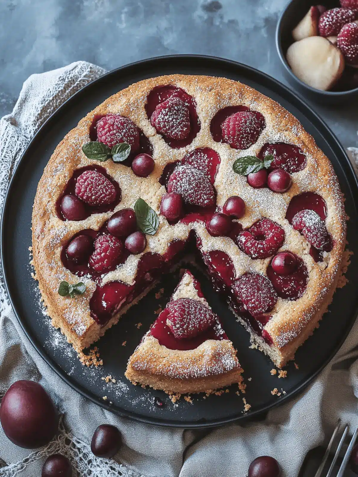 Einfacher Pflaumenkuchen