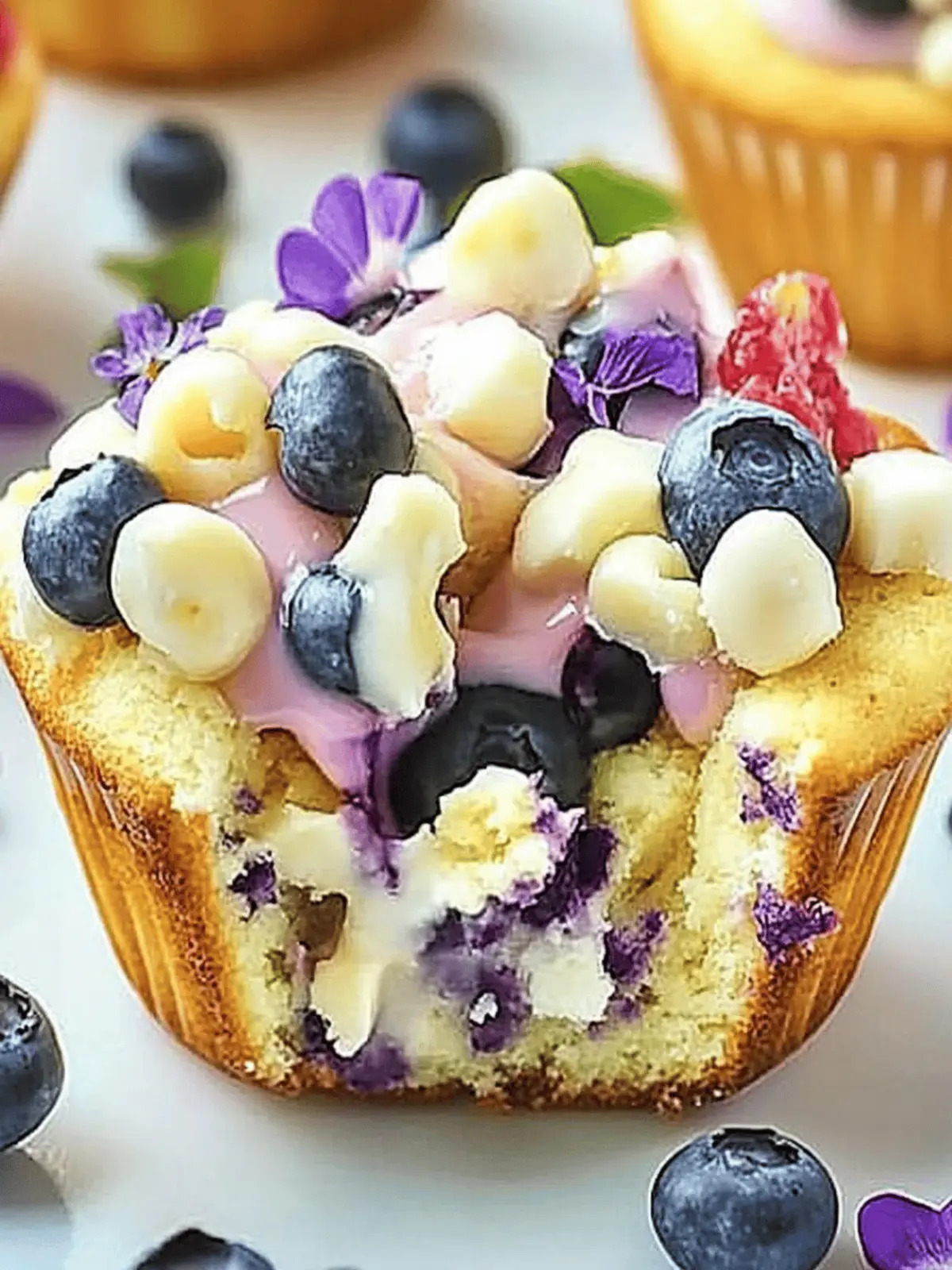 Leckere Heidelbeermuffins