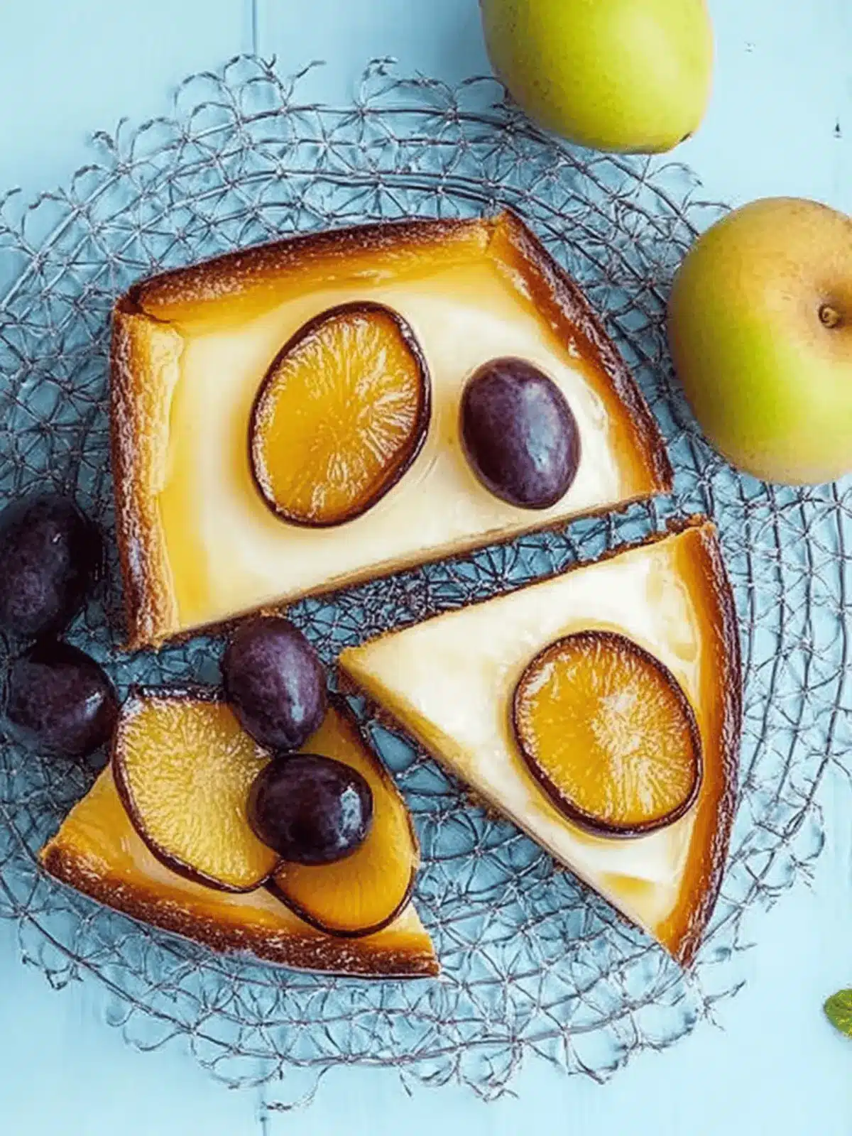 Schneller und einfacher Pflaumenkuchen aus der Form