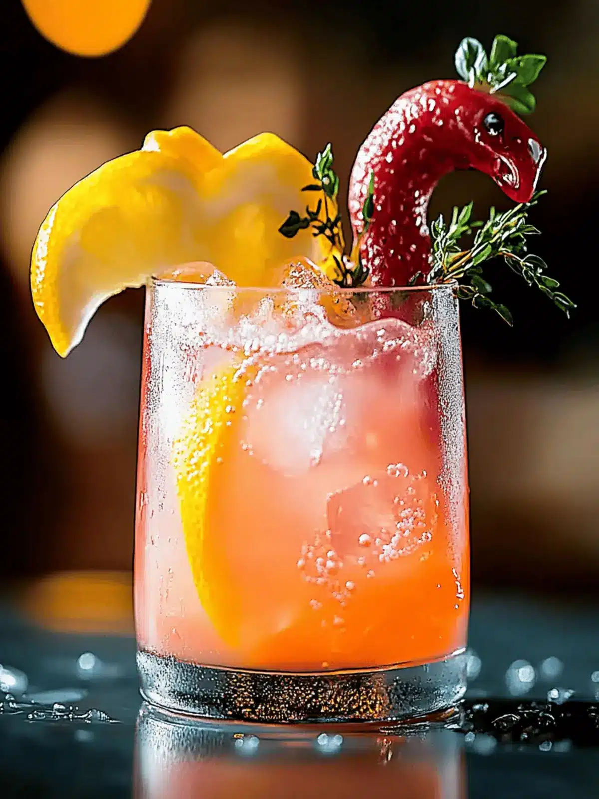 Pink Flamingo Cocktail