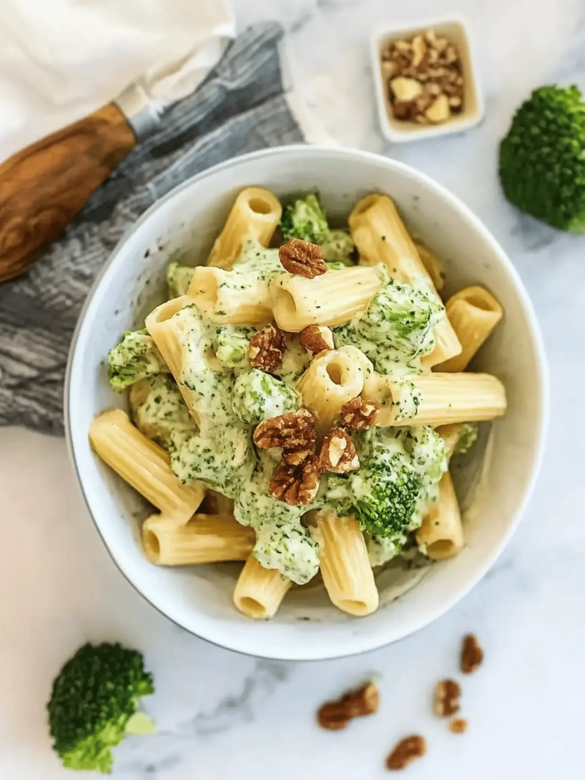 Cremige Brokkoli-Pasta