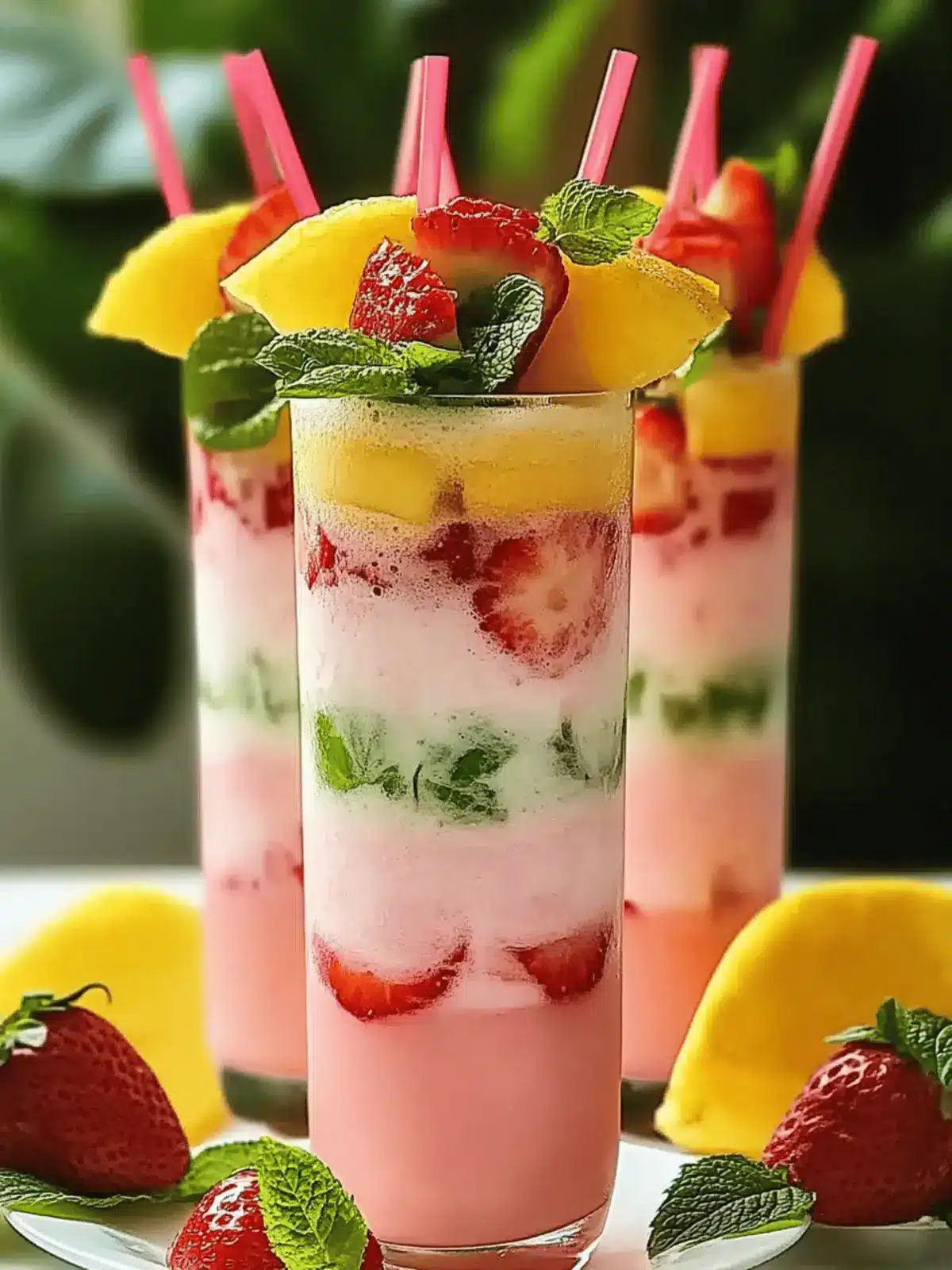 Pink Flamingo Colada Fruchtige Cocktails für den Sommer