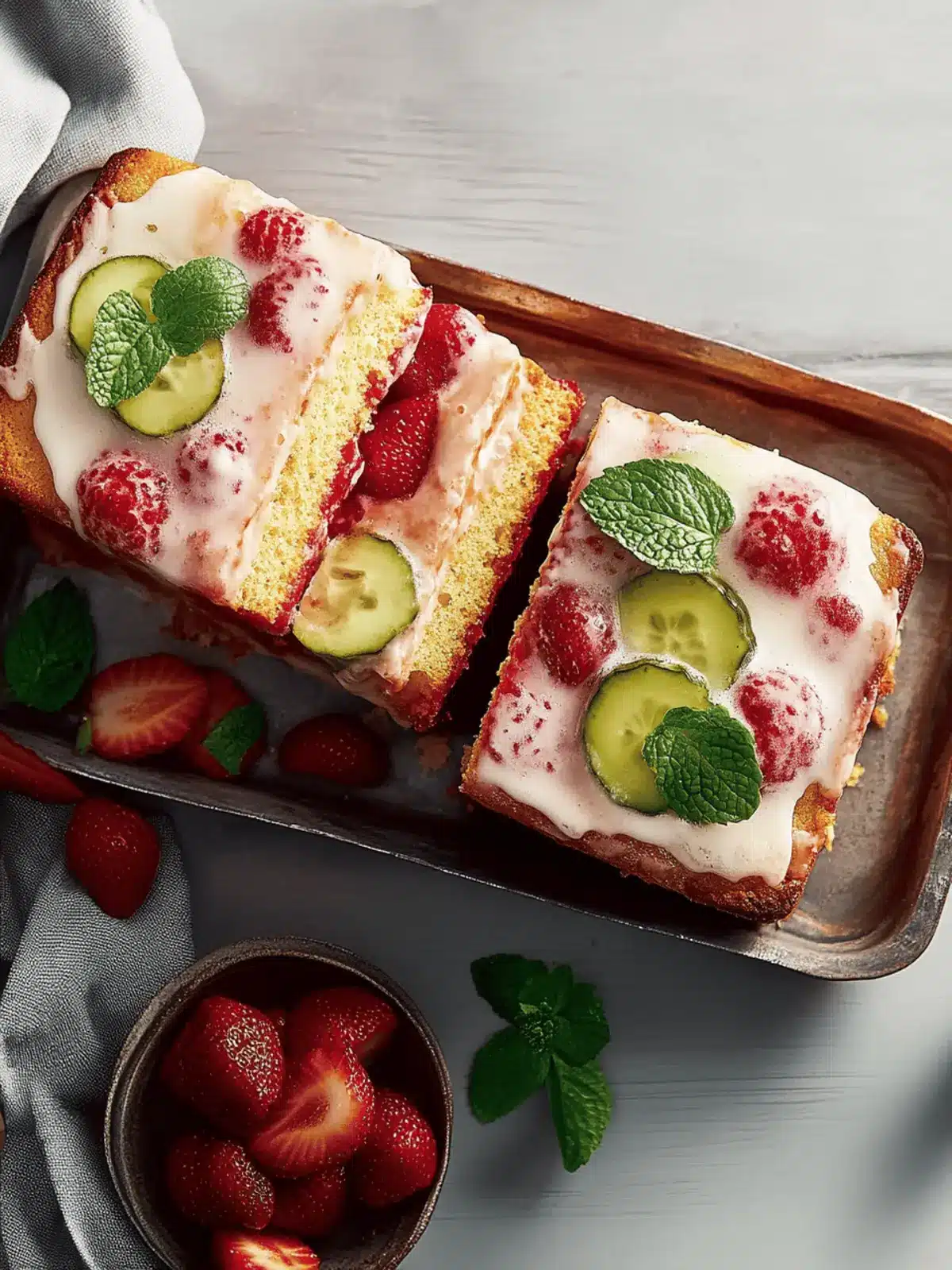 Erdbeer-Pfundkuchen – ein fruchtiger Klassiker mit sommerlichem Charme