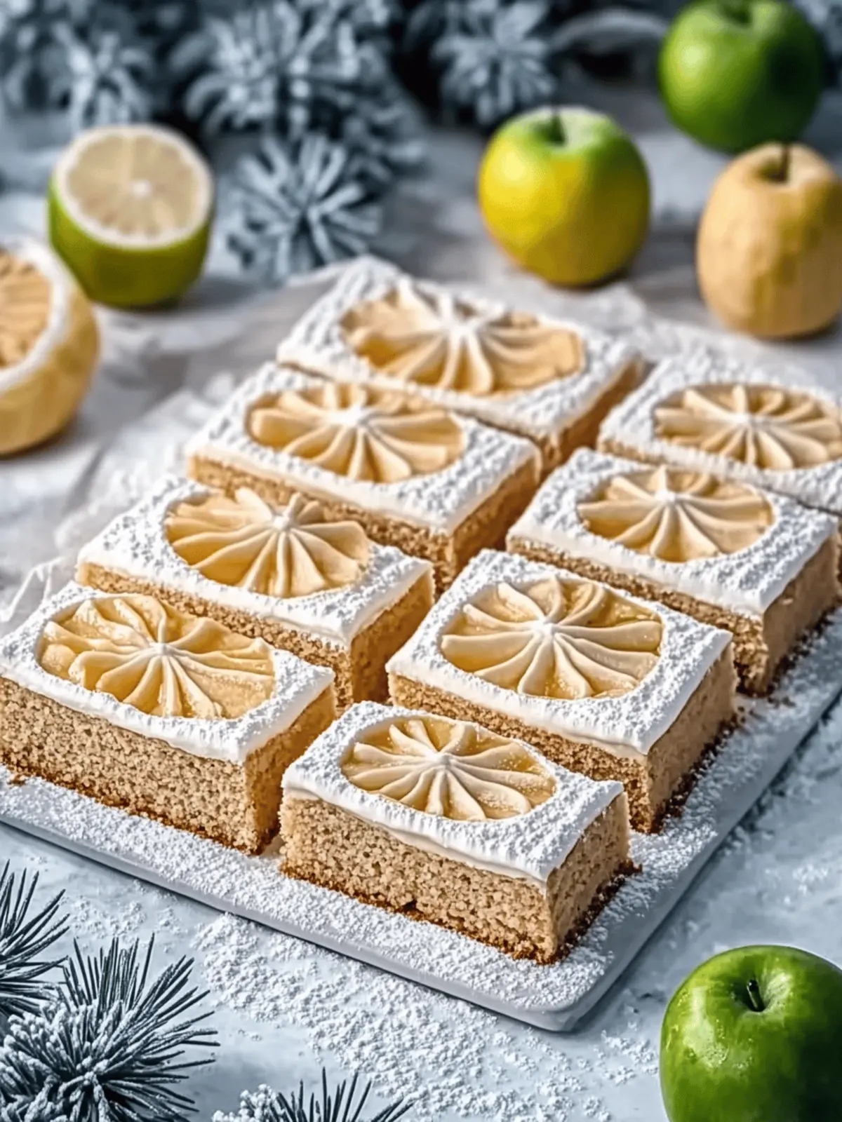 Mach deinen eigenen Speculoos-Apfelblechkuchen