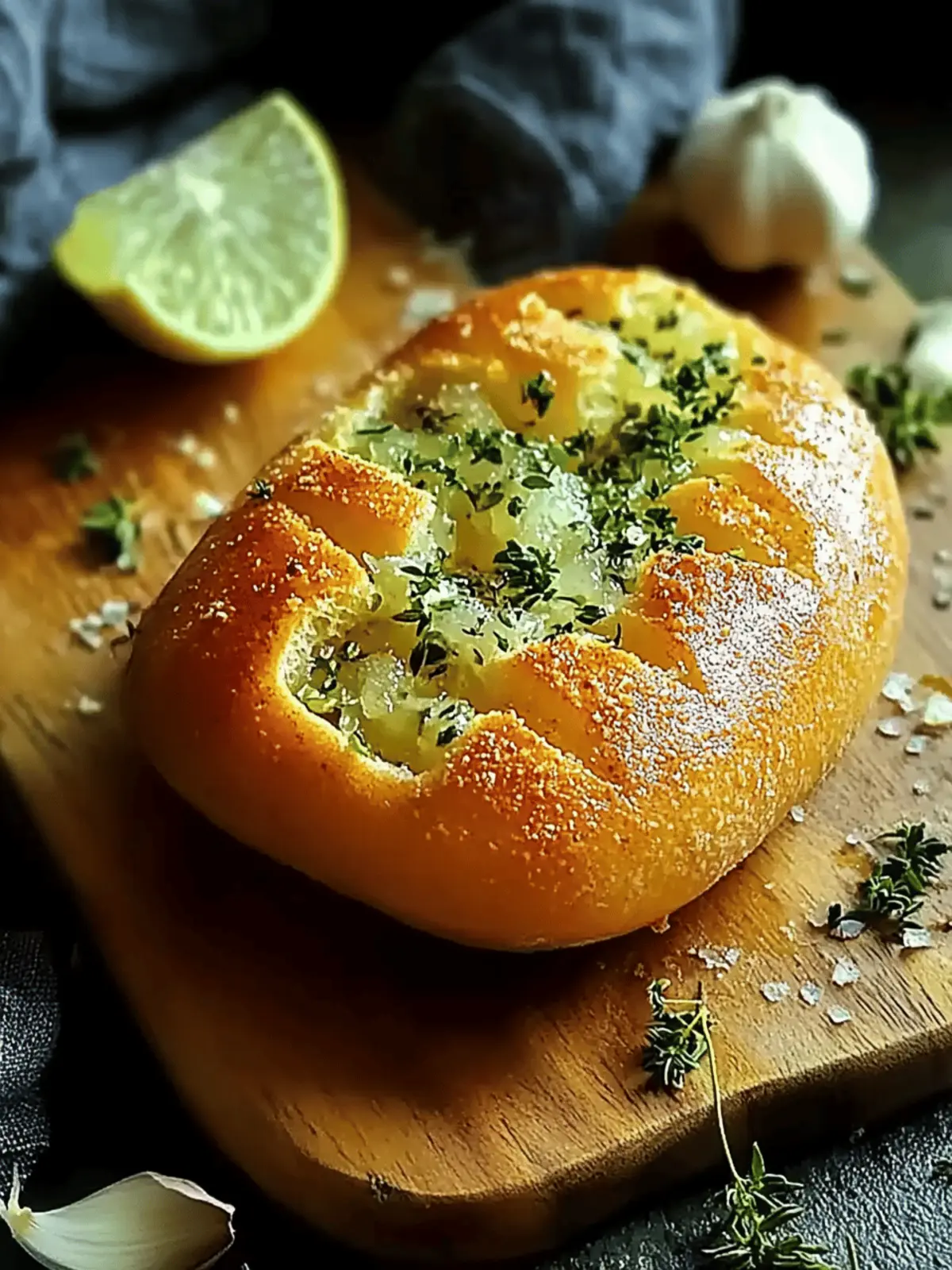 Einfacher Knoblauchbrot