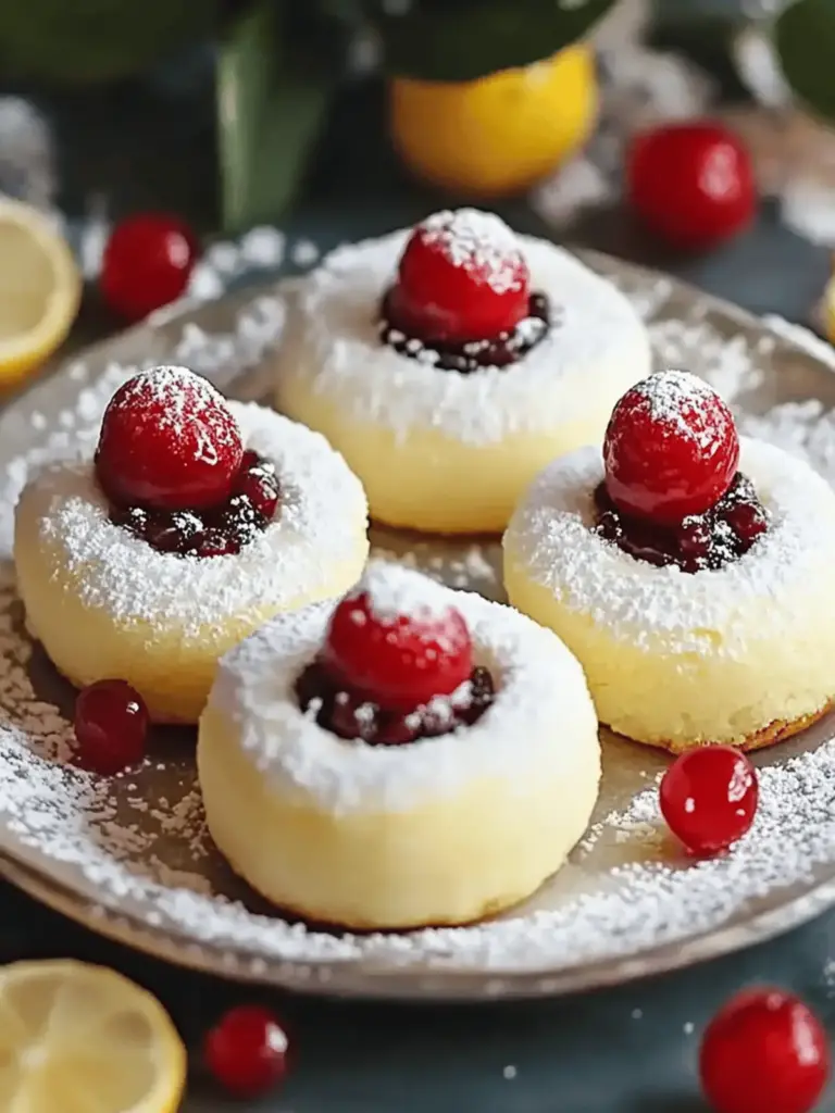 Weihnachts-Maraschino-Kirschen-Shortbread-Kekse
