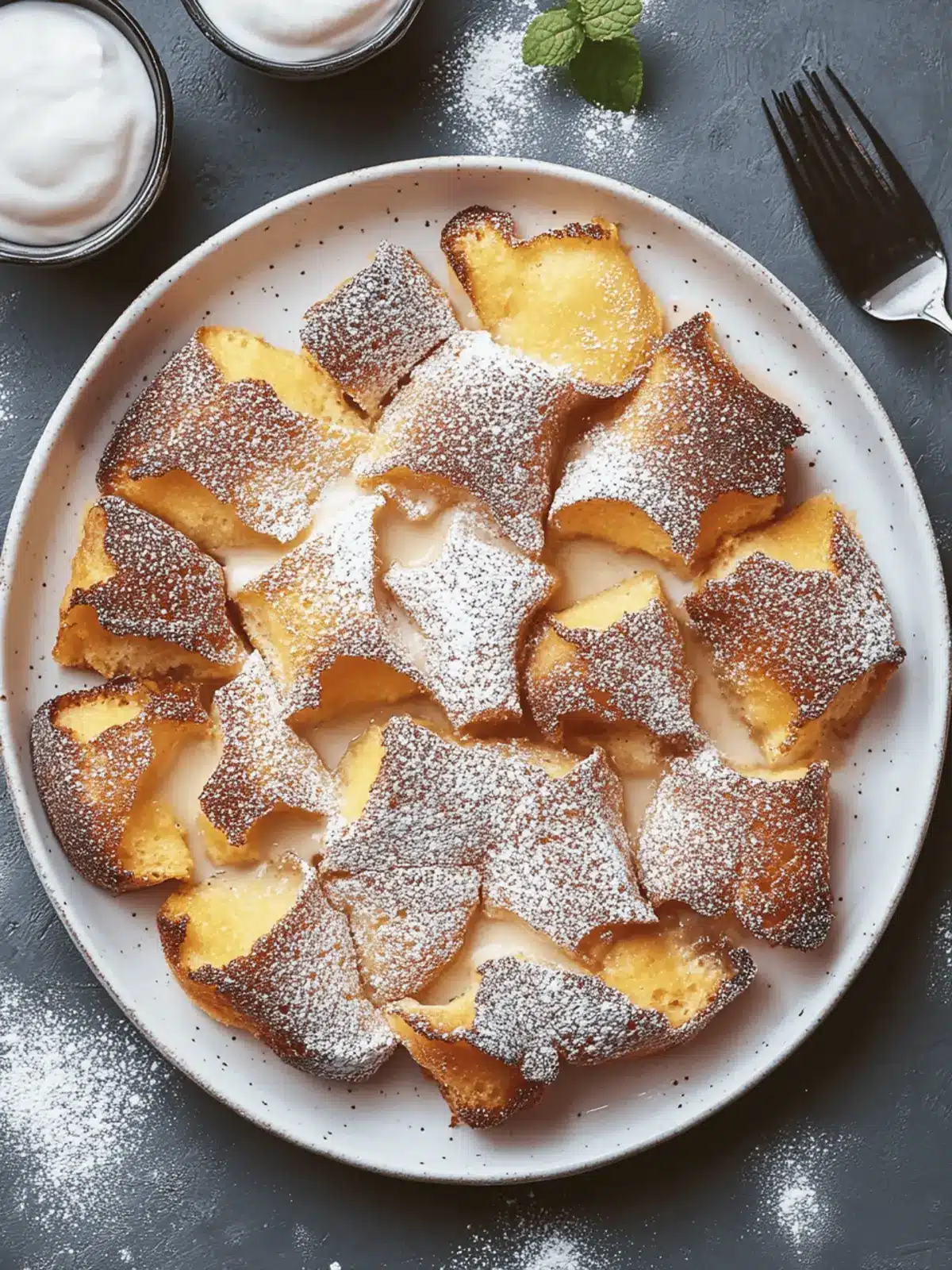 Kaiserschmarrn aus der Heißluftfritteuse