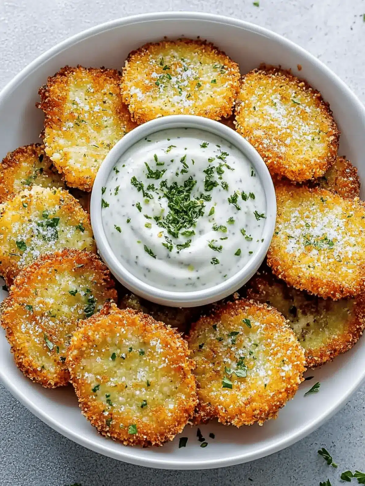 Airfryer Kohlrabi Schnitzel Kräuter