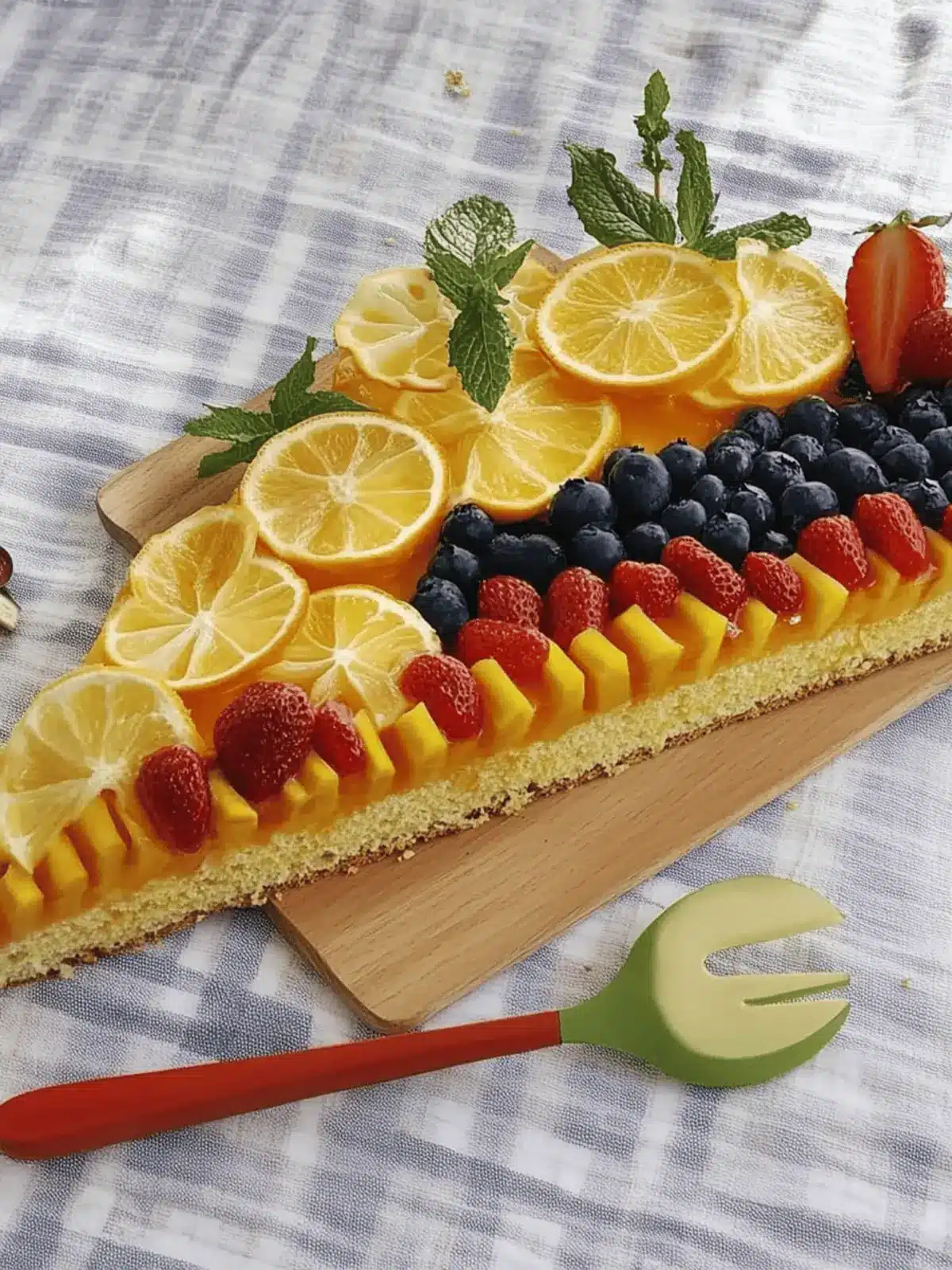 Obstkuchen zum Schulanfang