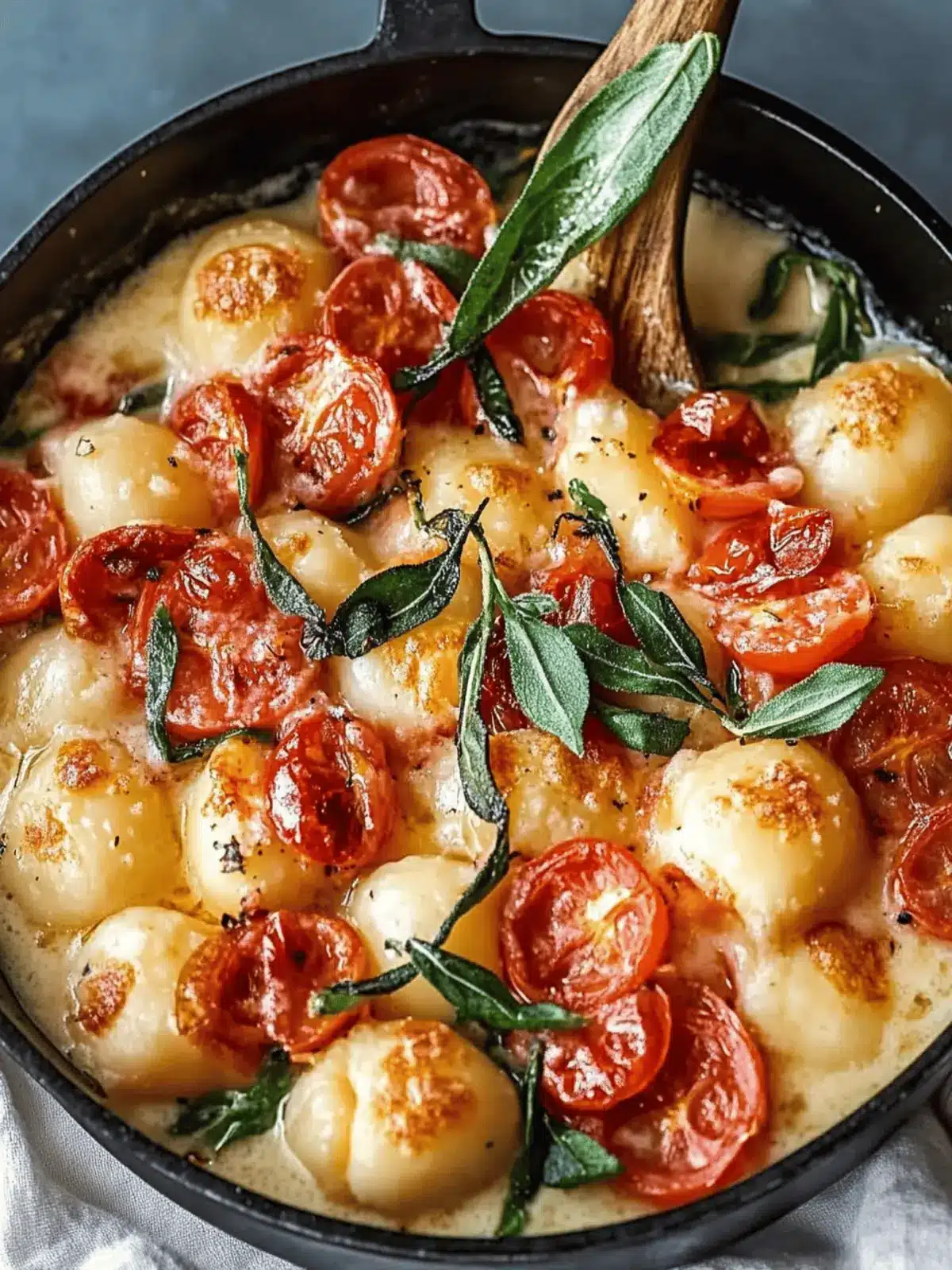 Veganer Gnocchi Pfanne Kokosnussmilch