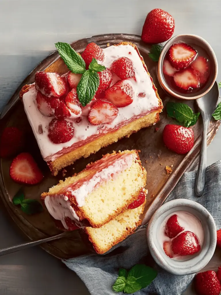 Erdbeer-Pfundkuchen – ein fruchtiger Klassiker mit sommerlichem Charme
