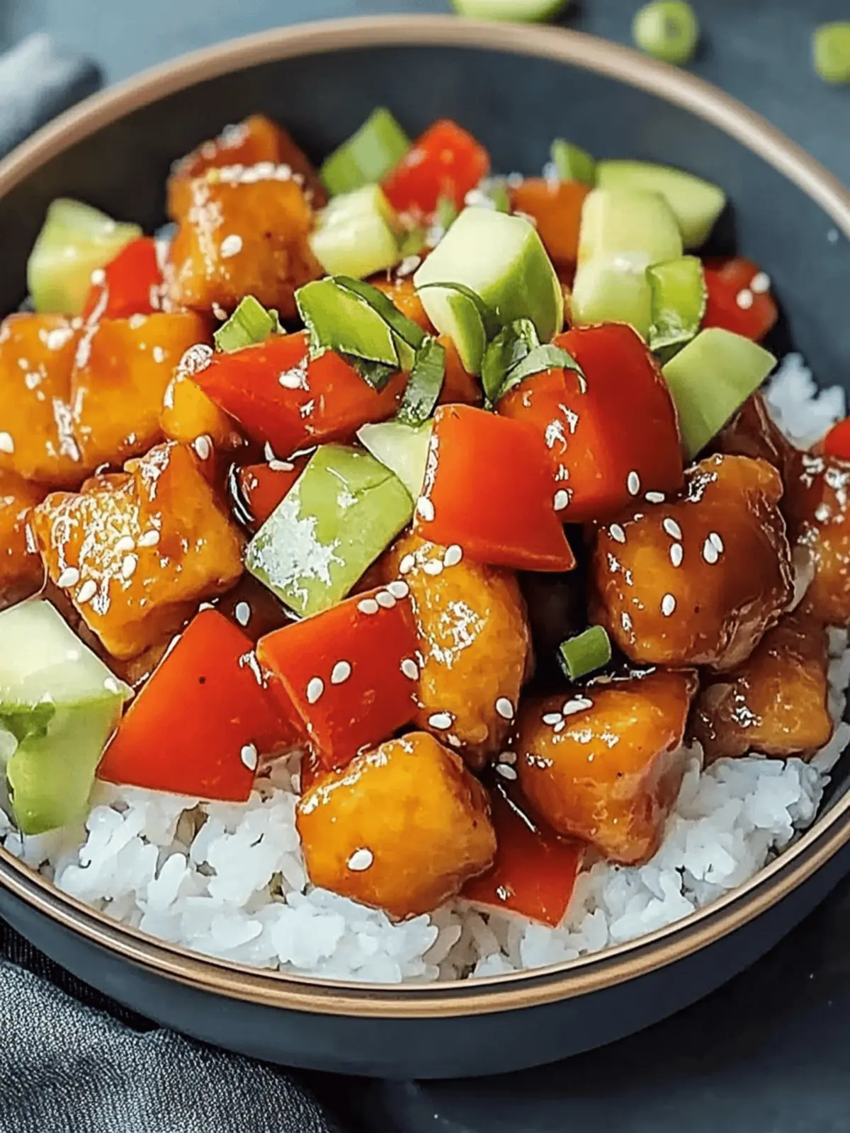 Klassisches süß-sauer Hühnchen