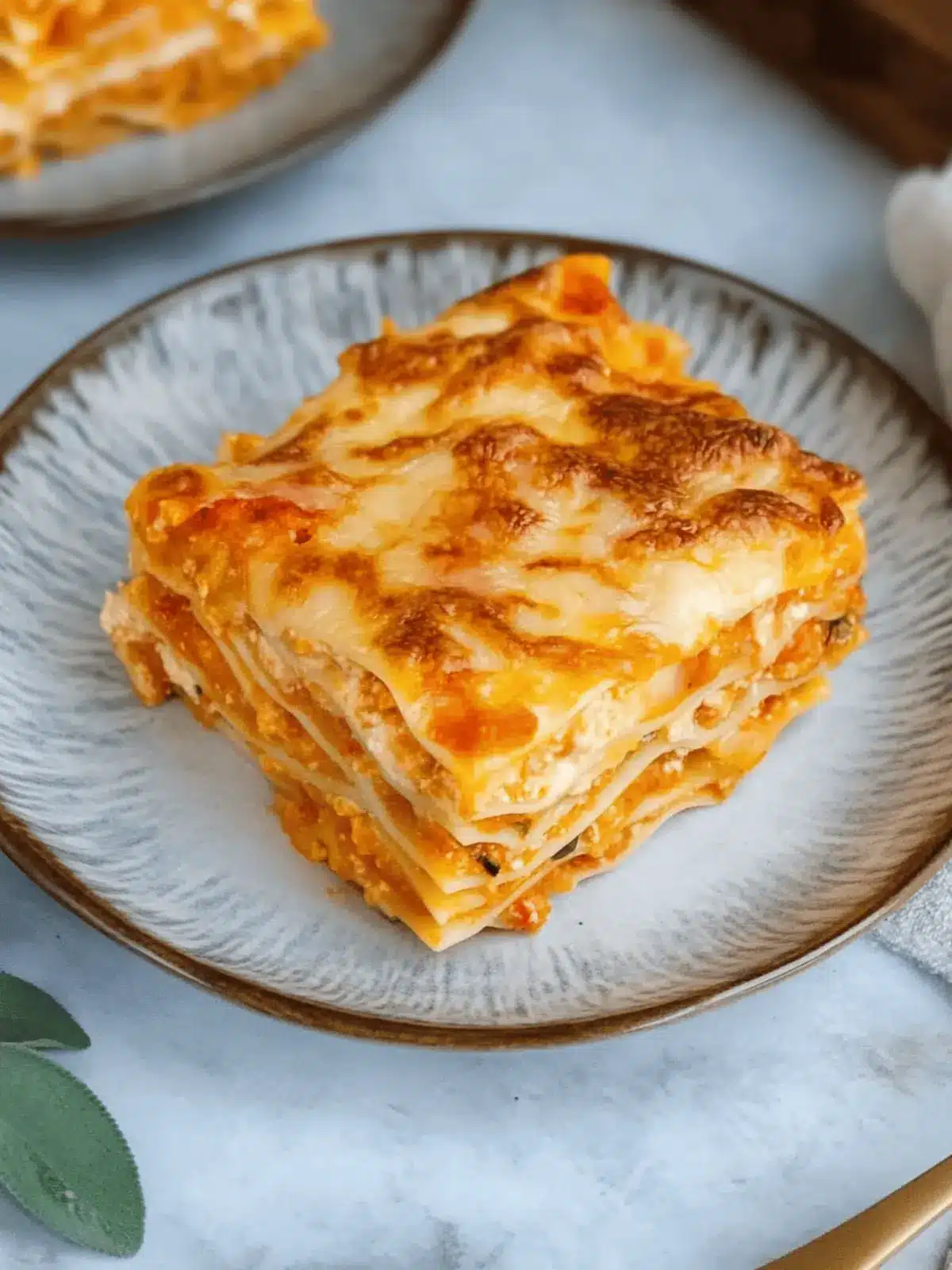 Kürbislasagne