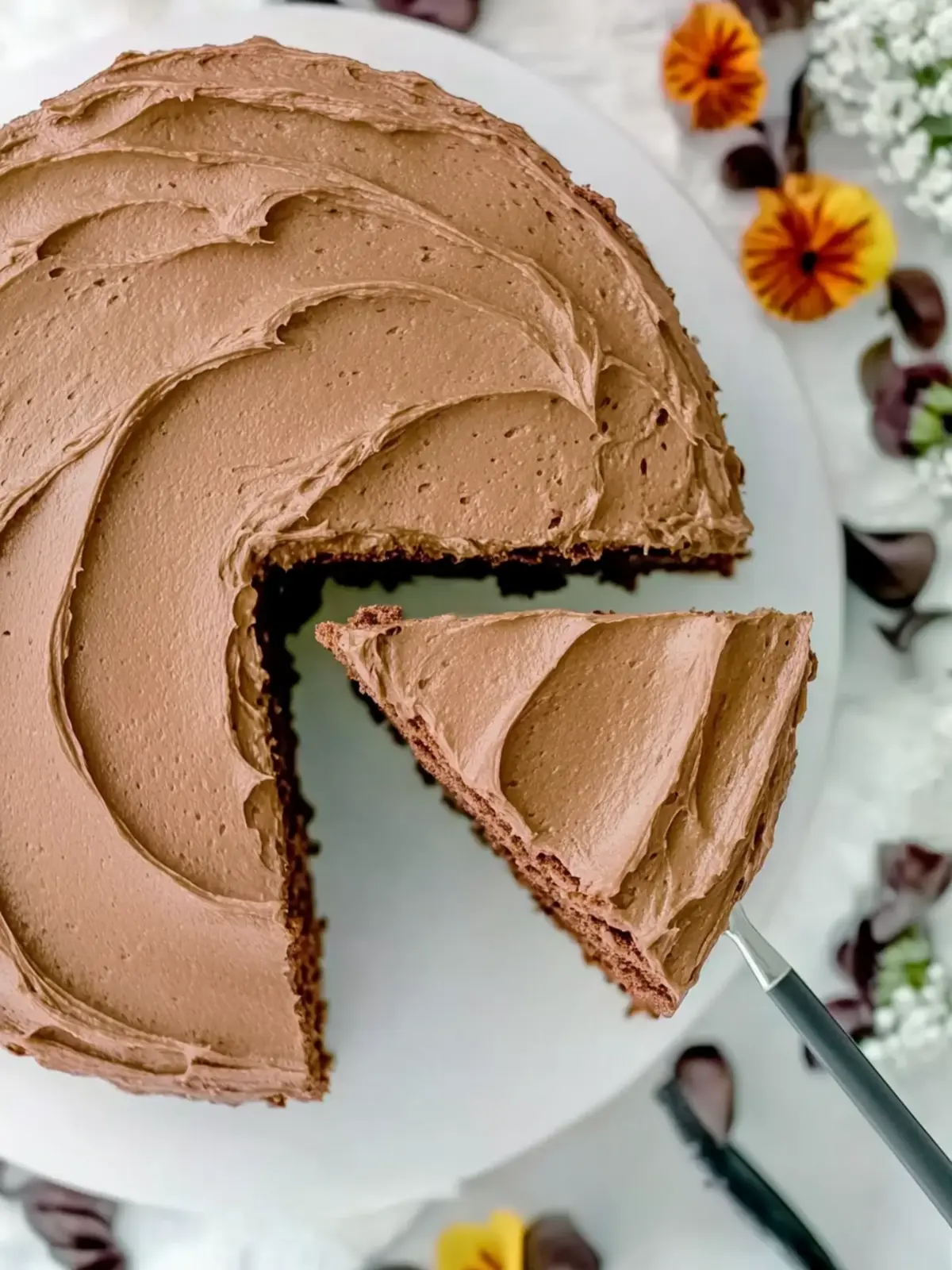 Datierte gesüßte Schokoladenschichttorte