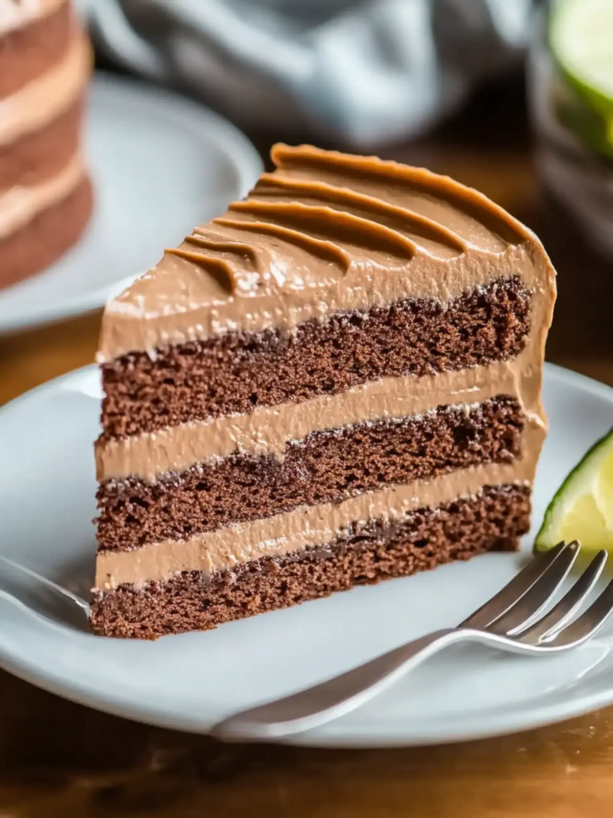 Einfache Schokoladenmousse-Torte