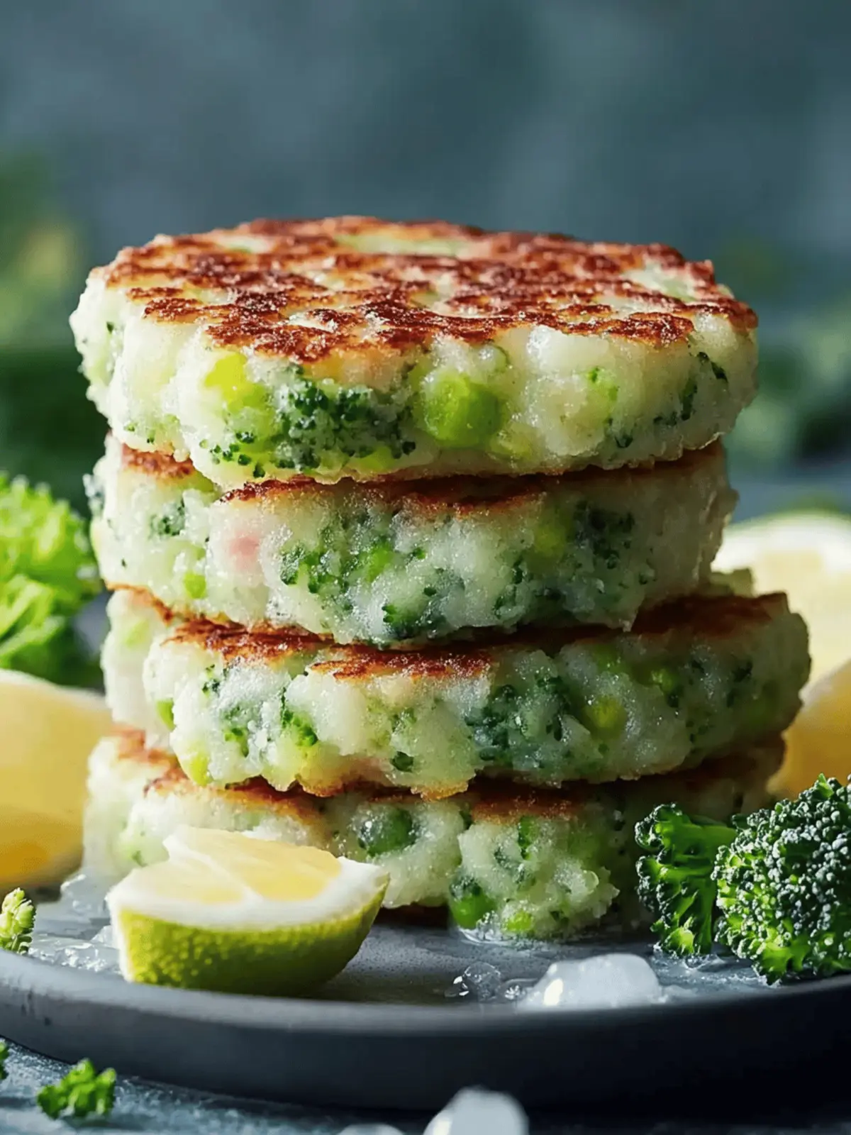 Vegane Brokkoli-Puffer