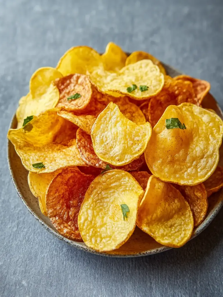 Kartoffelchips aus der Heißluftfritteuse