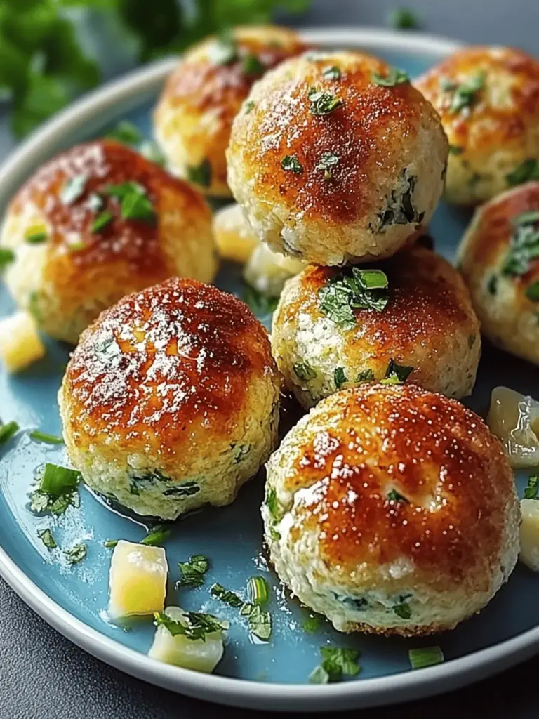 Crispy Zucchini-Feta-Balls from the oven
